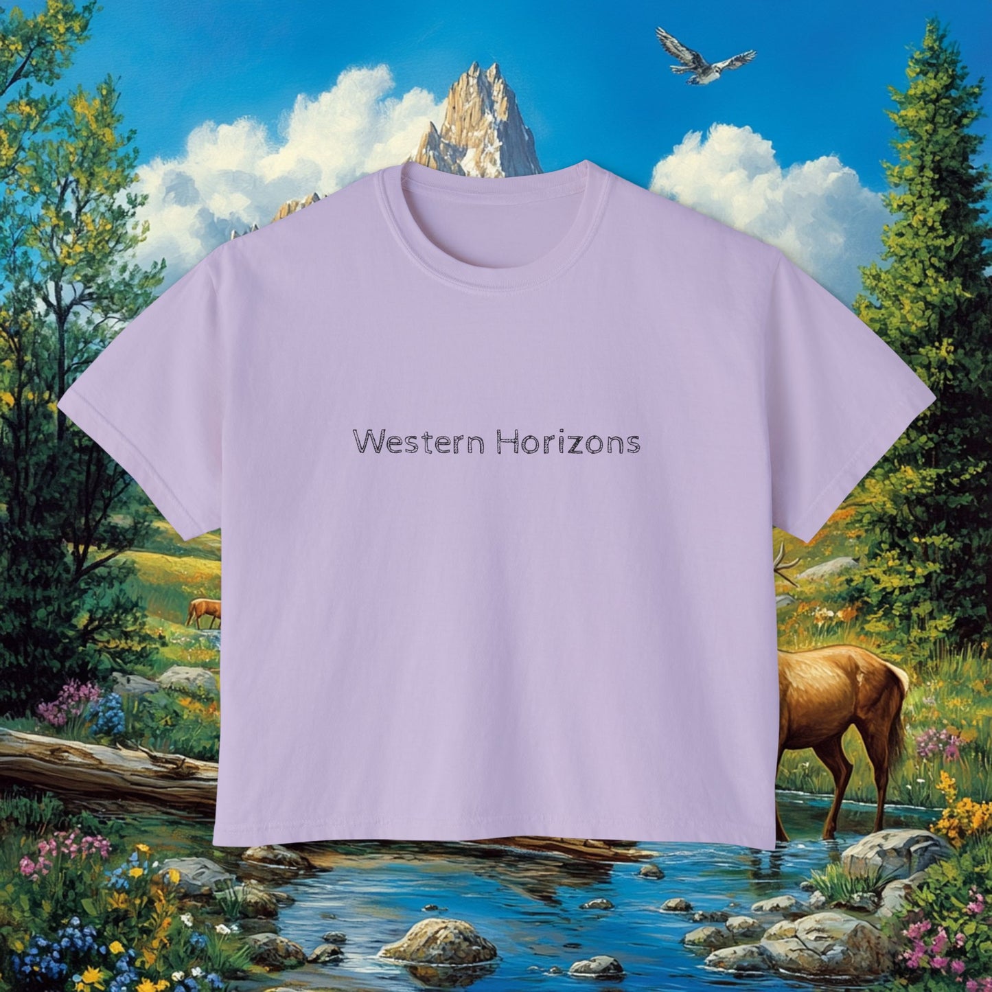 Elk Mountain Boxy Tee