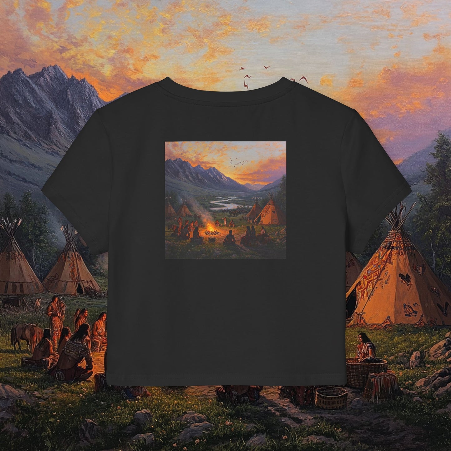 Tribal Party Crop Top