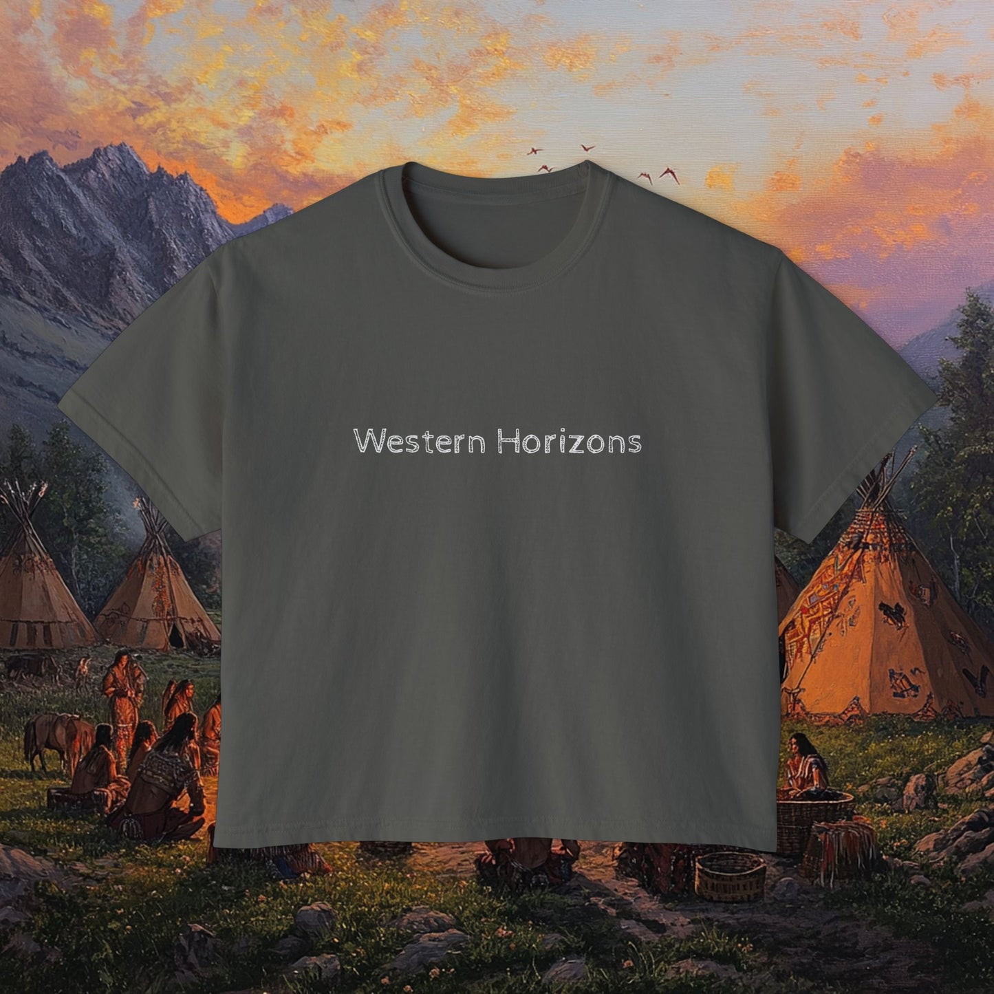 Tribal Party Boxy Tee