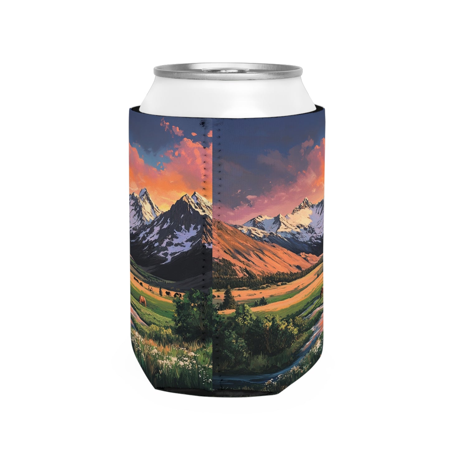 Horse Valley Sunset Koozie