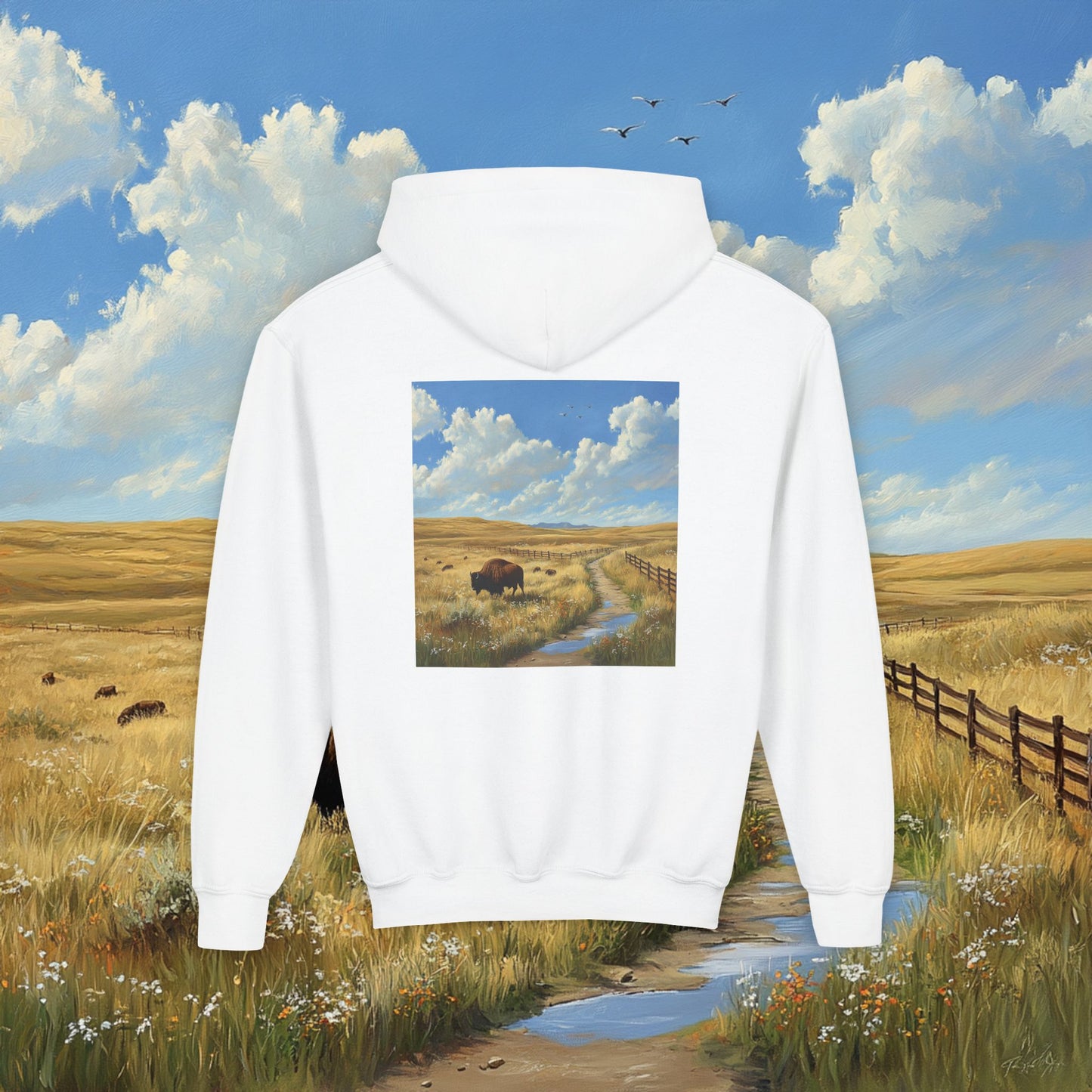 Buffalo Plains Kids Hoodie