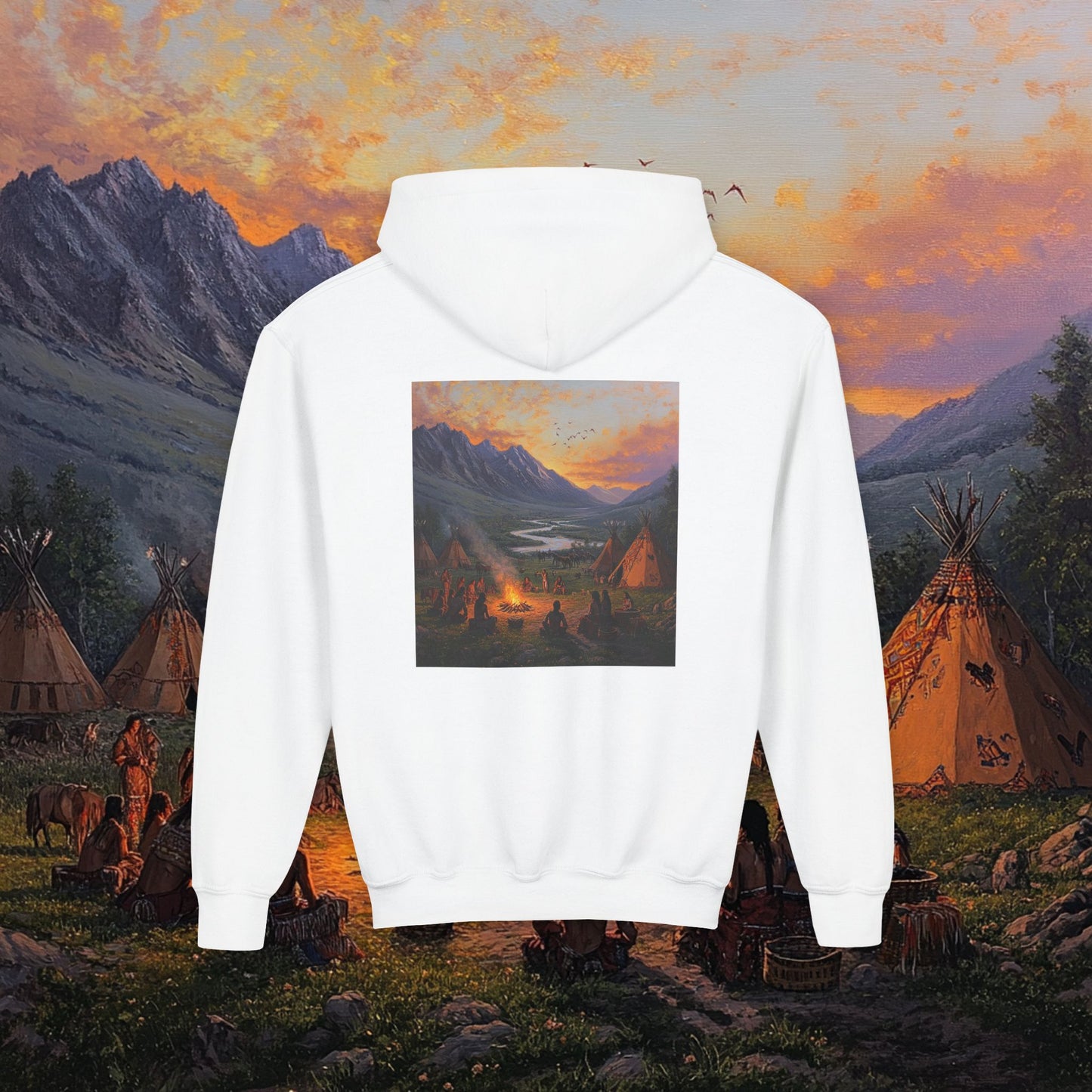 Tribal Party Kids Hoodie