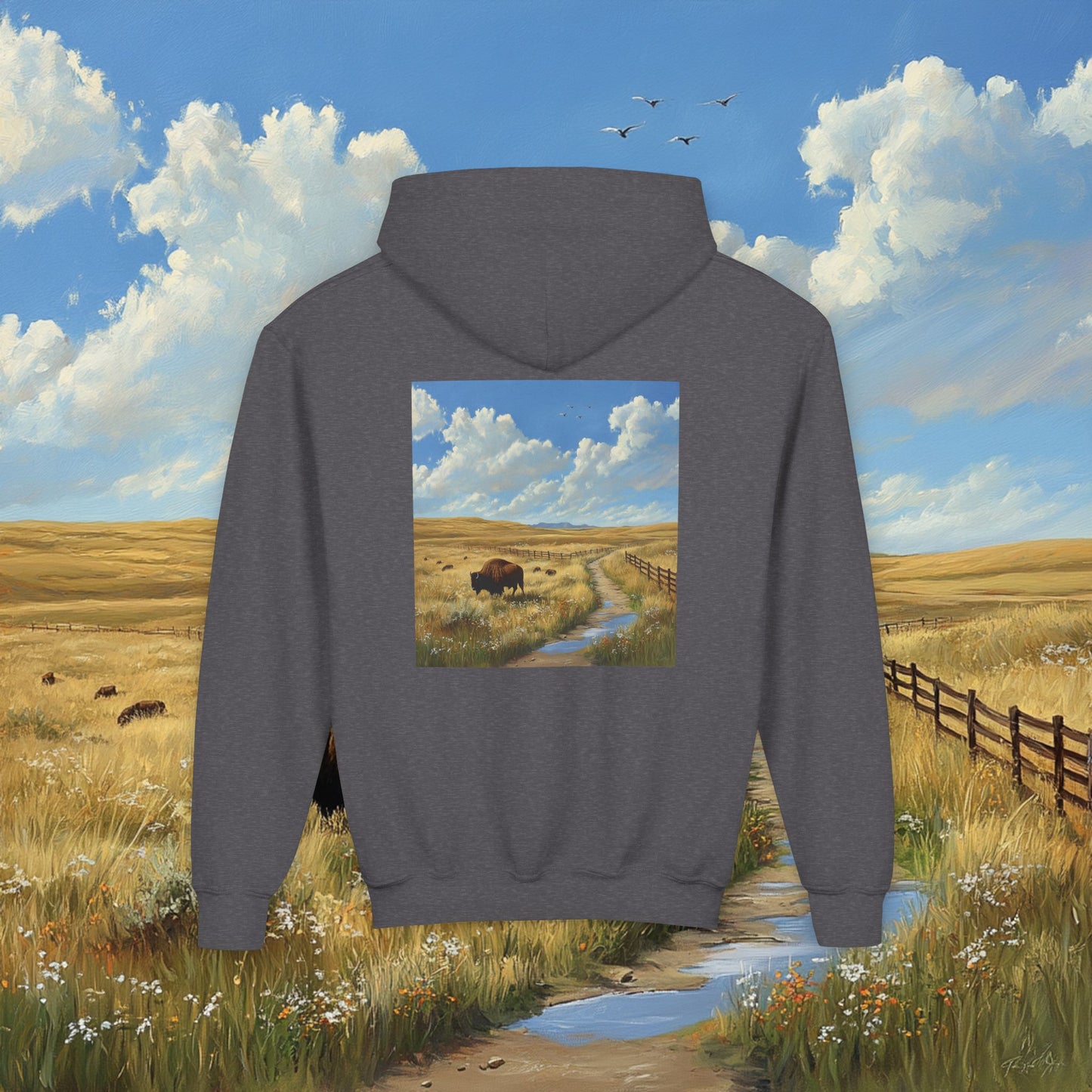 Buffalo Plains Kids Hoodie