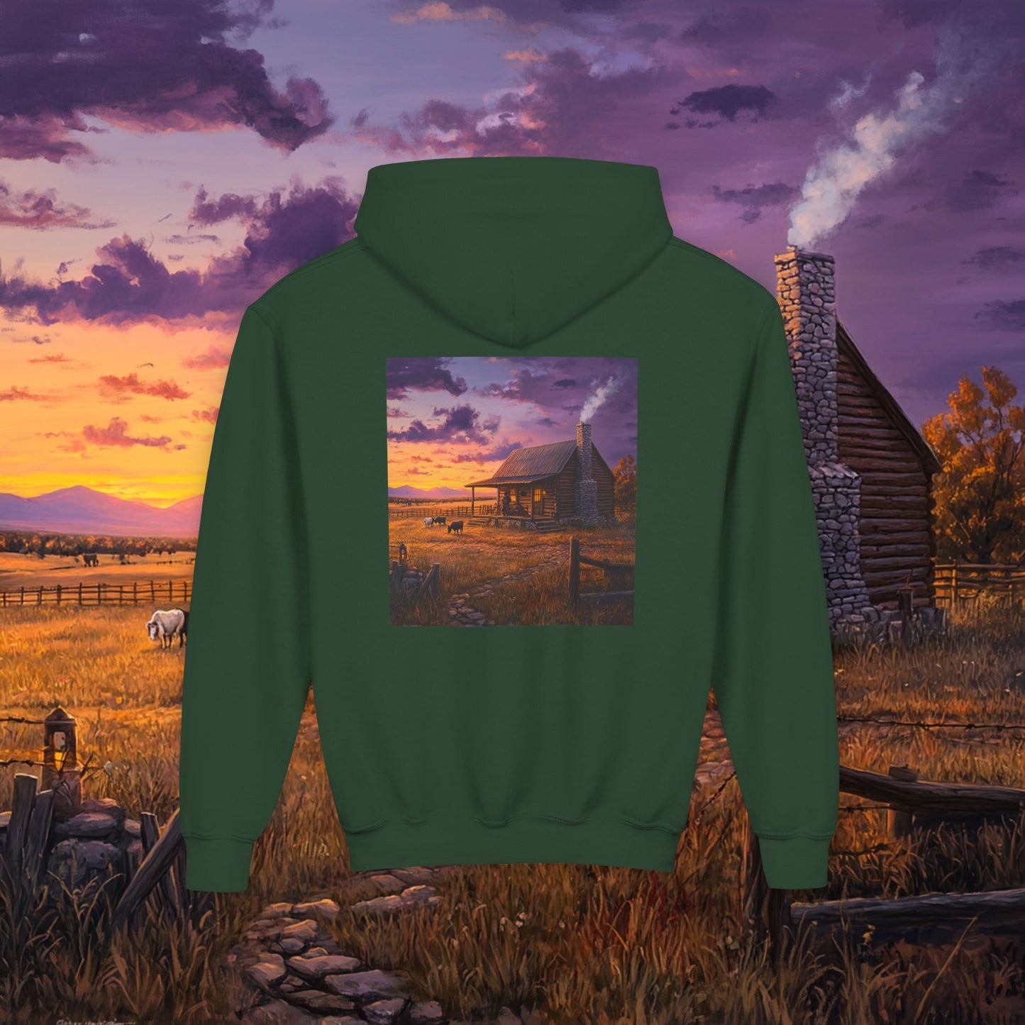 Settling Down Kids Hoodie