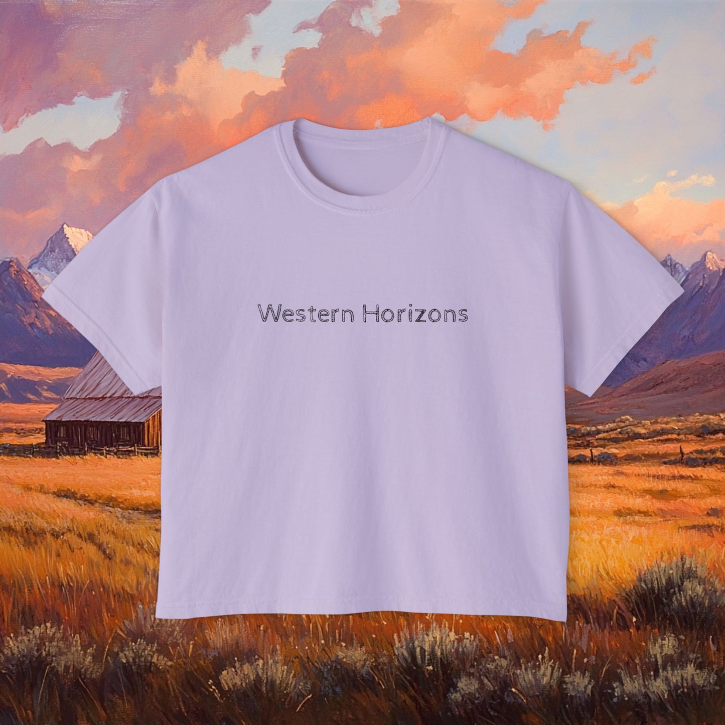 Rustic Prairie Barn Boxy Tee