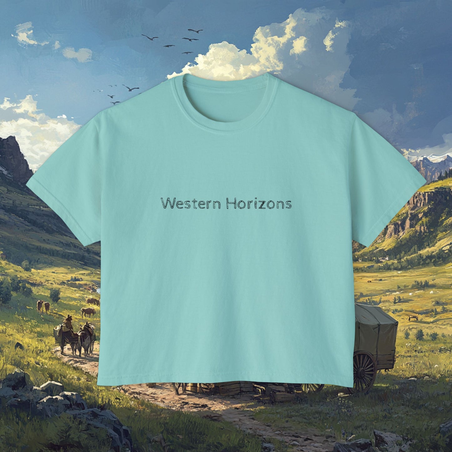 Headin' West Boxy Tee