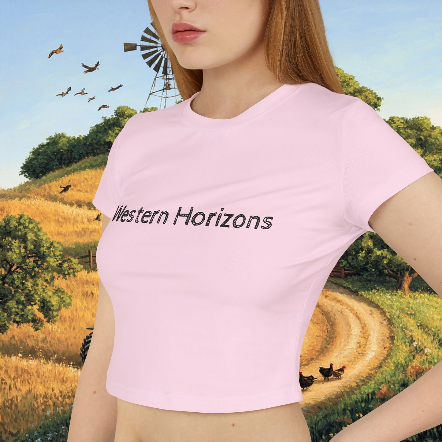 Farm Barn Crop Top