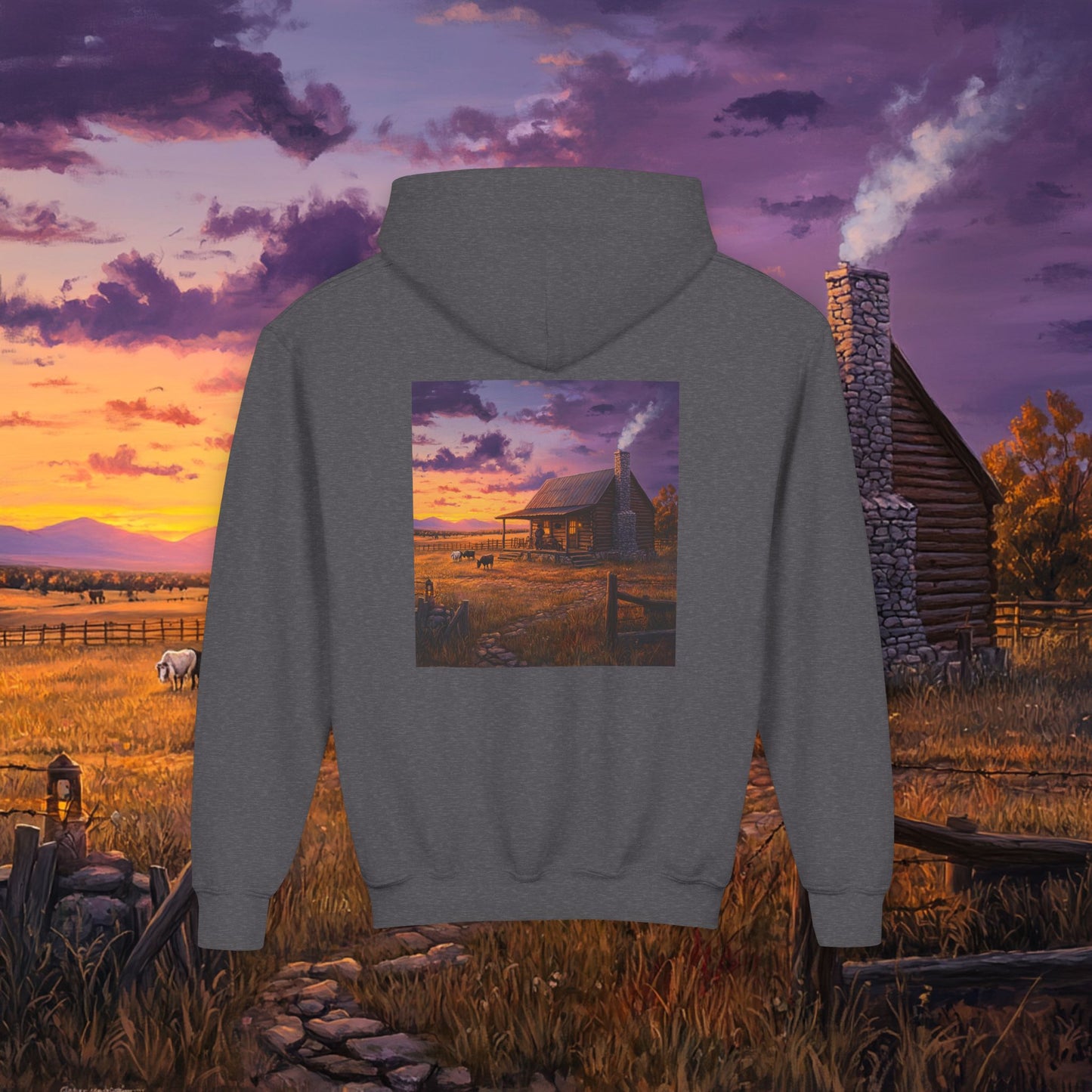 Settling Down Kids Hoodie