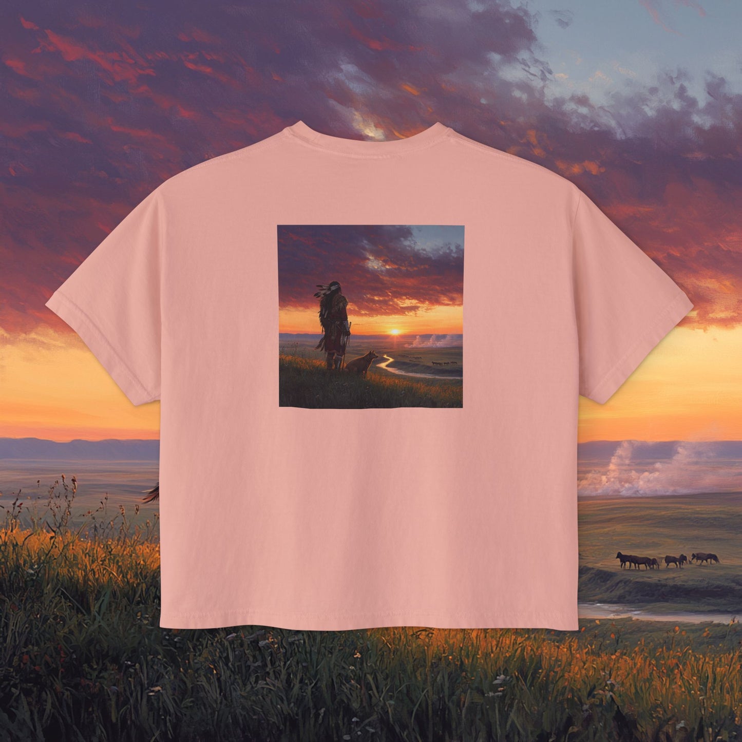 A Warrior's Best Friend Boxy Tee