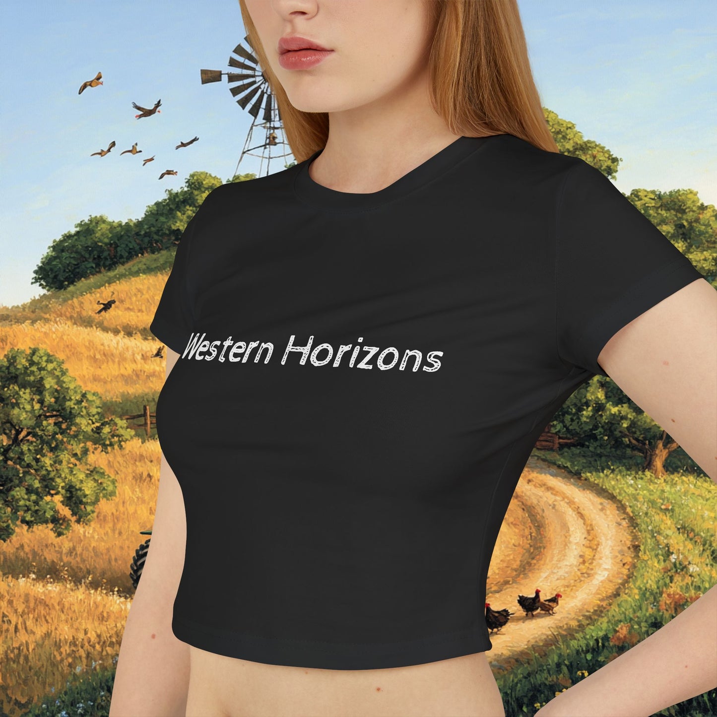 Farm Barn Crop Top