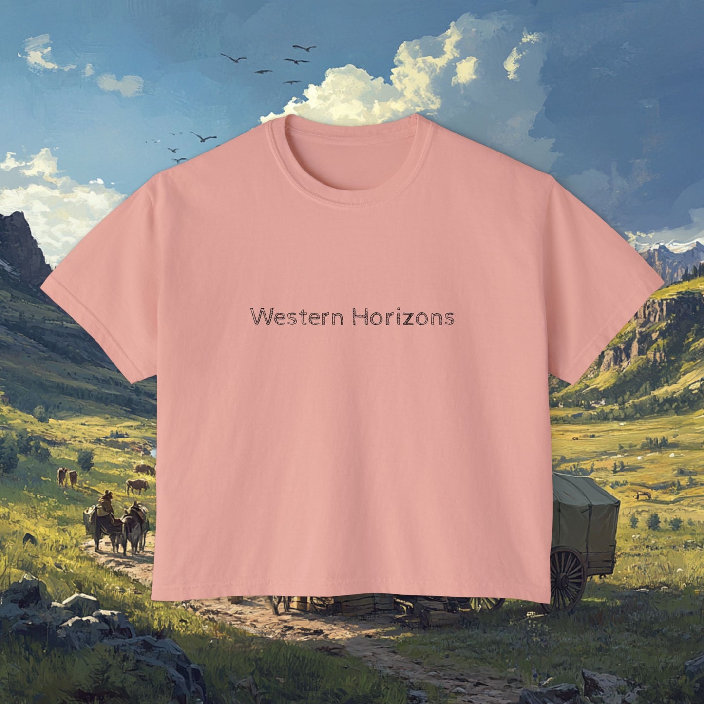 Headin' West Boxy Tee