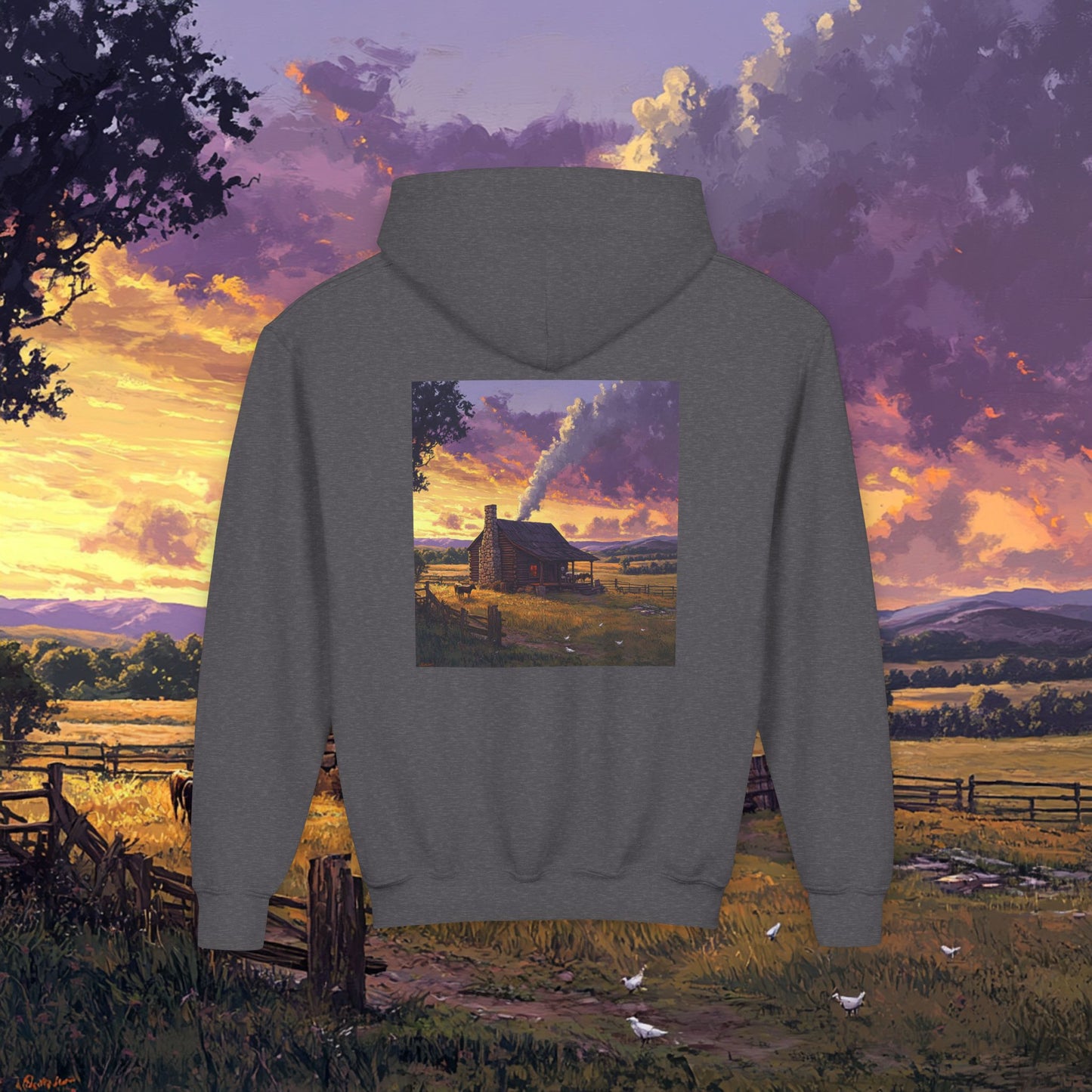 Homestead Sunset Kids Hoodie