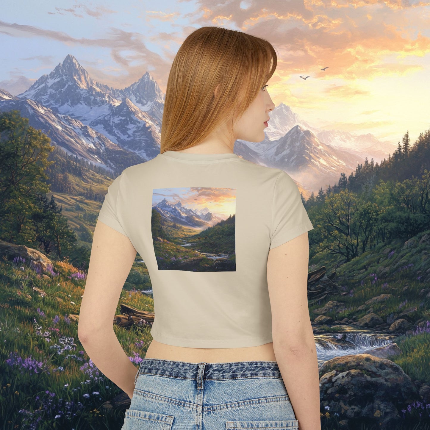 Rocky Mountain Valley Crop Top