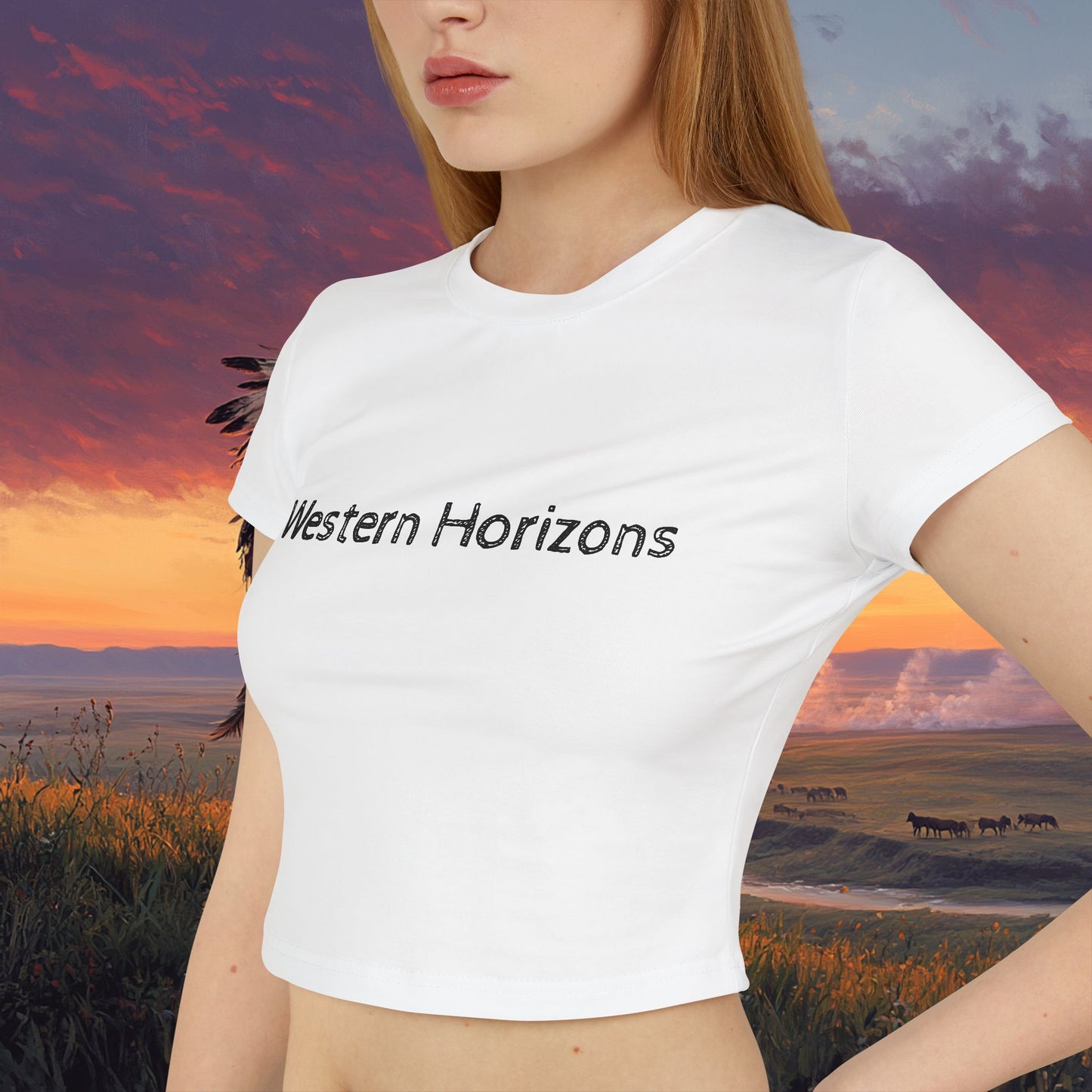 A Warrior's Best Friend Crop Top