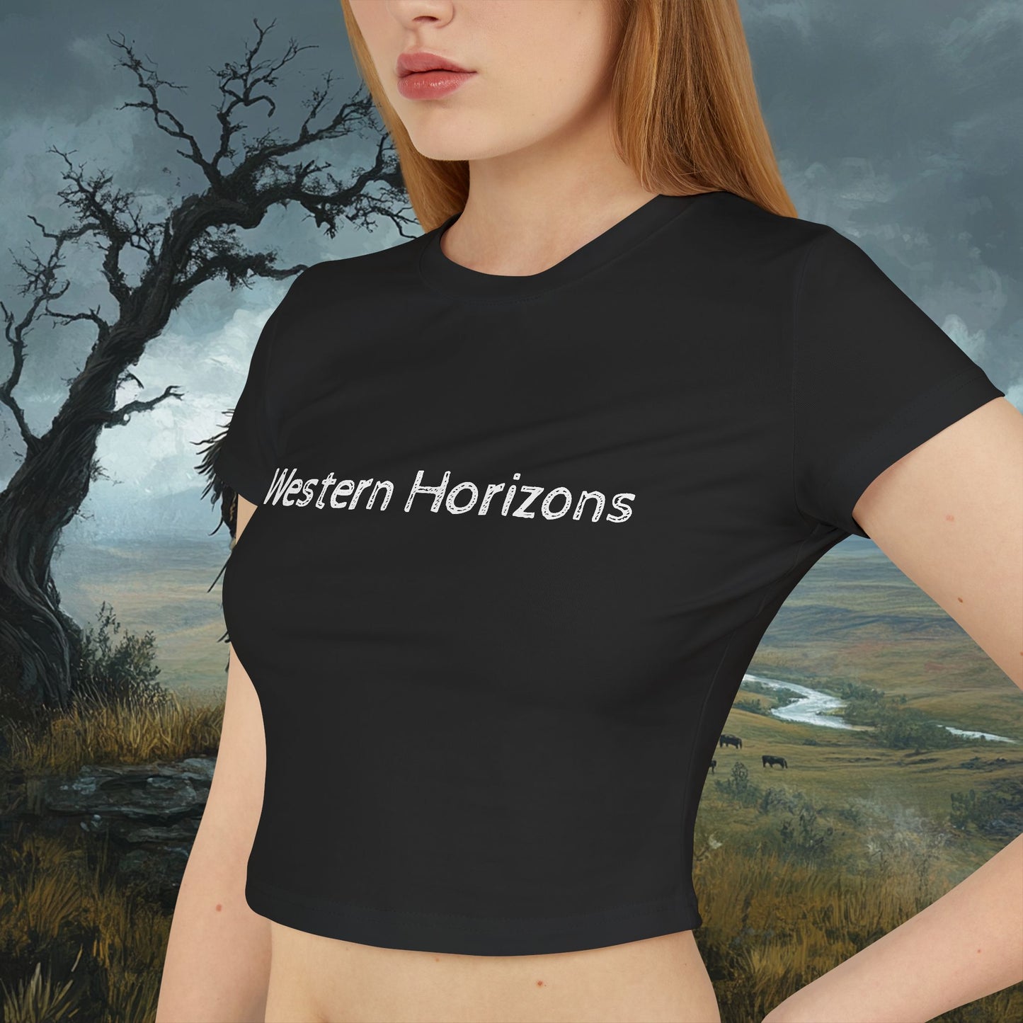 The Watchful Warrior Crop Top