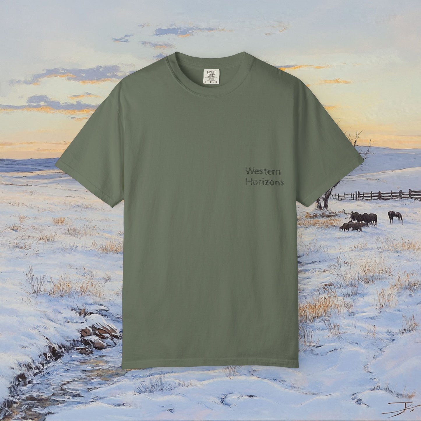 Winter Western Plains T-Shirt