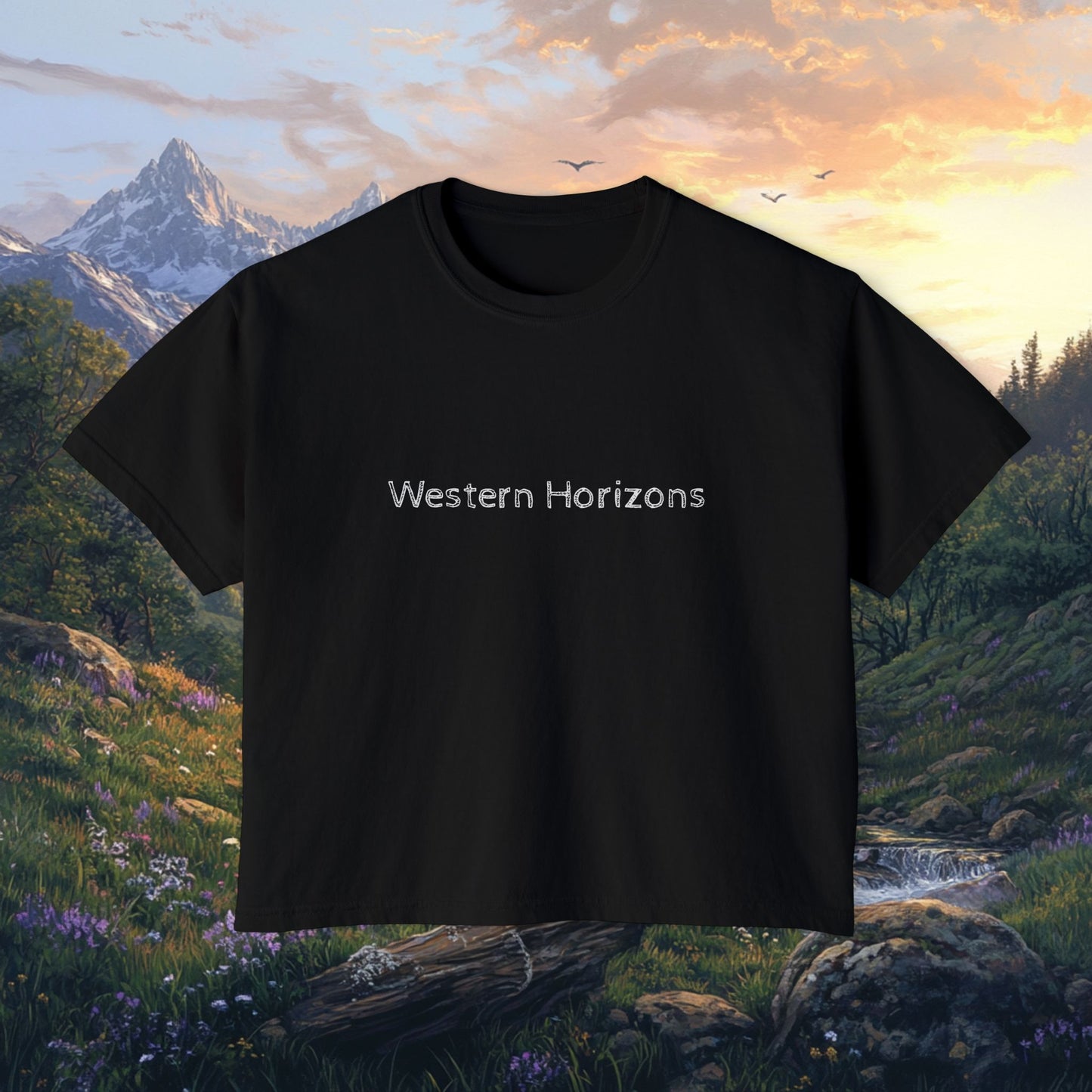 Rocky Mountain Valley Boxy Tee