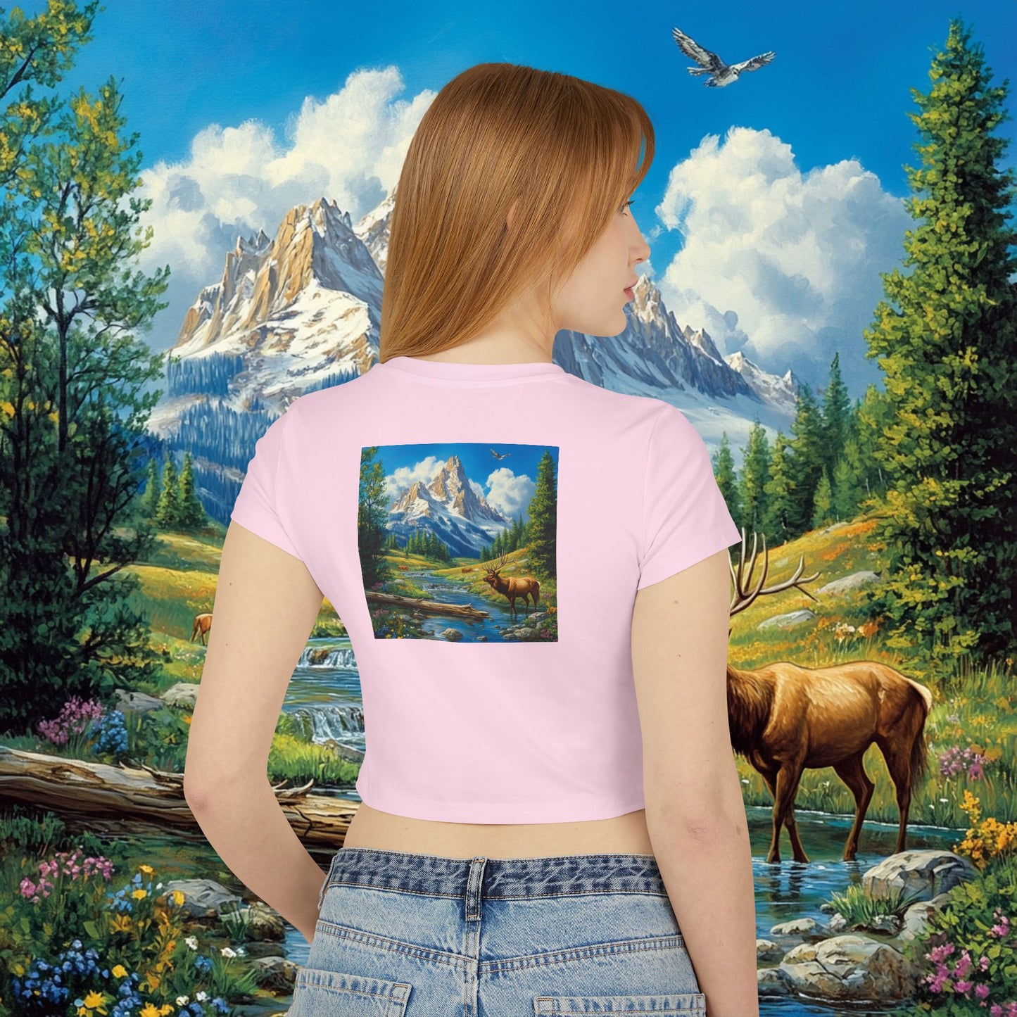 Elk Mountain Crop Top