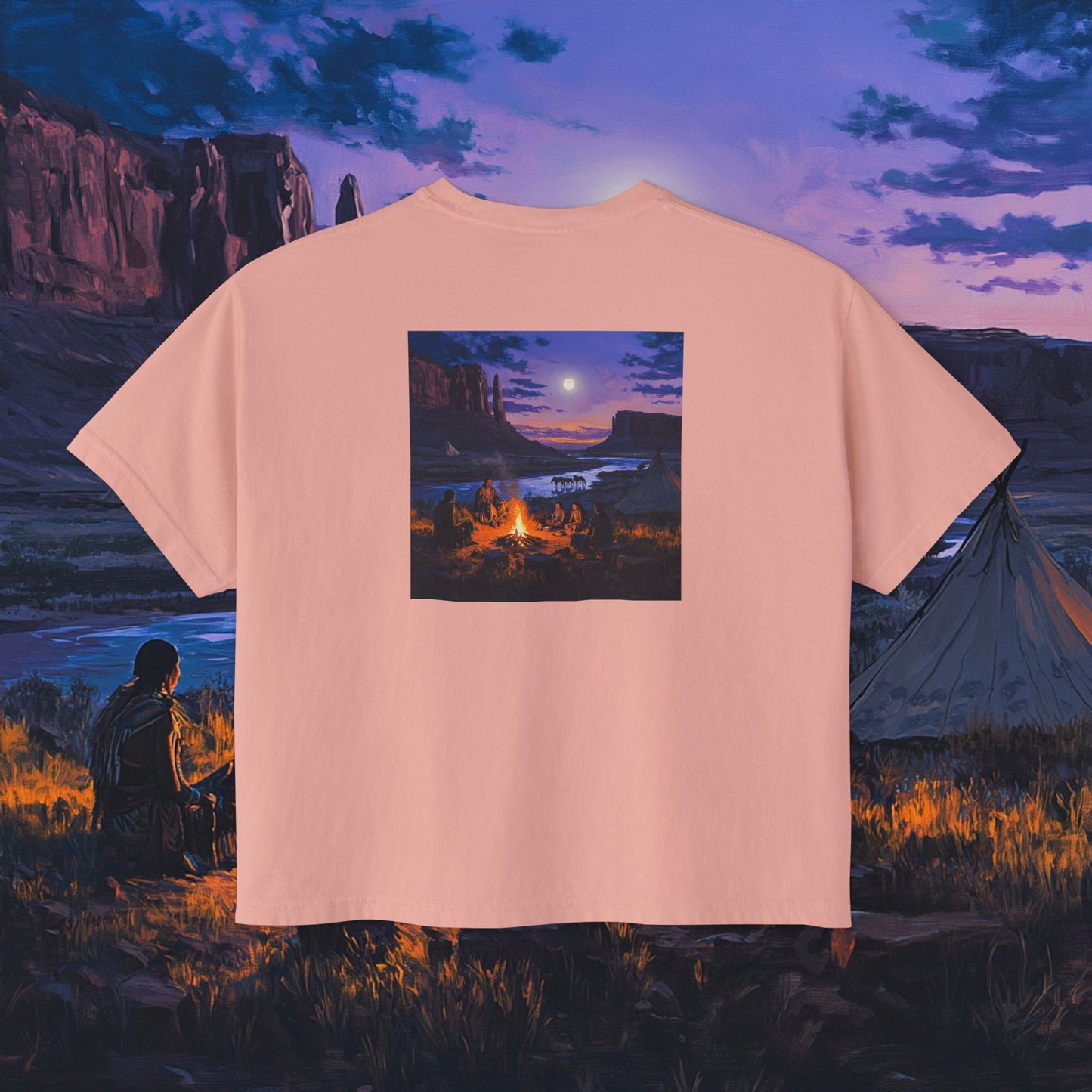 Tribal Gathering Boxy Tee