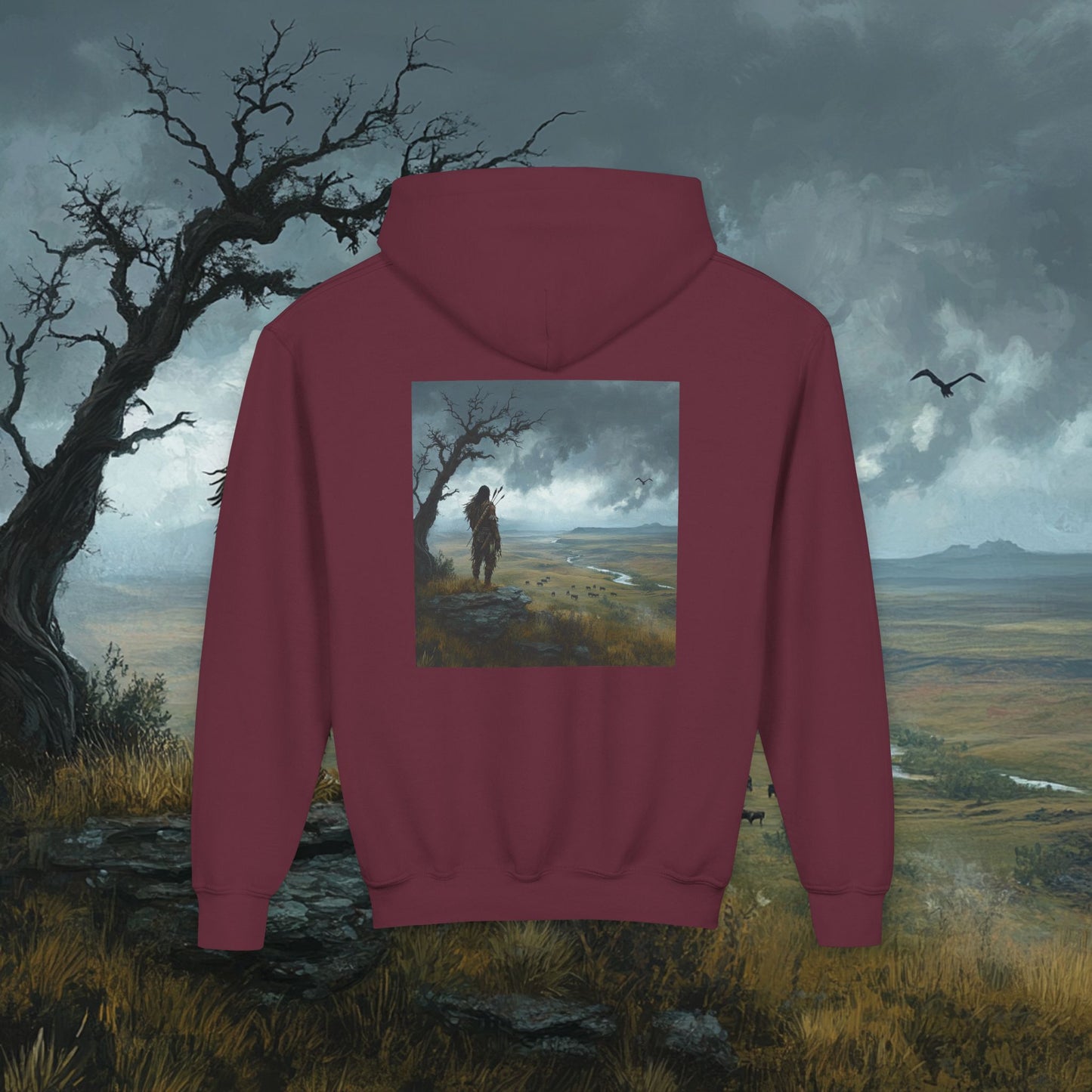 The Watchful Warrior Kids Hoodie