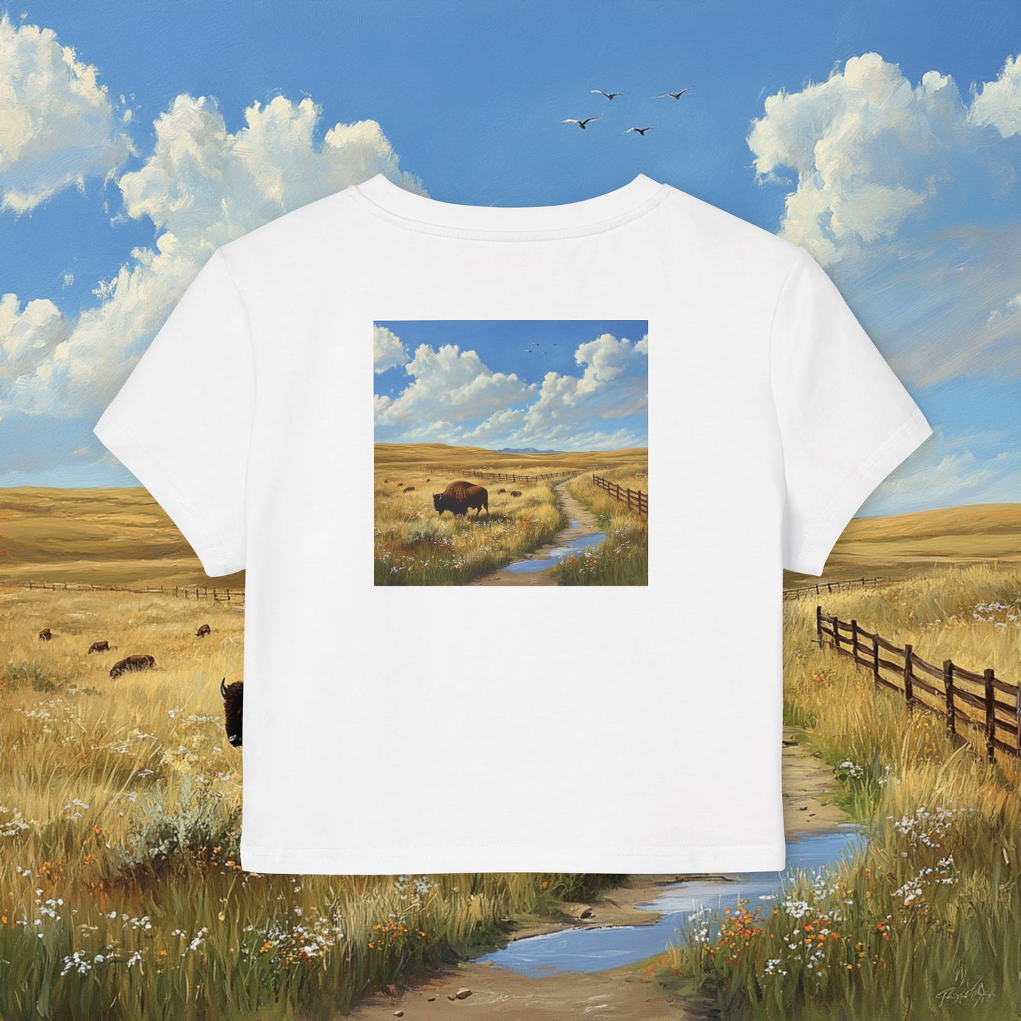 Buffalo Plains Crop Top