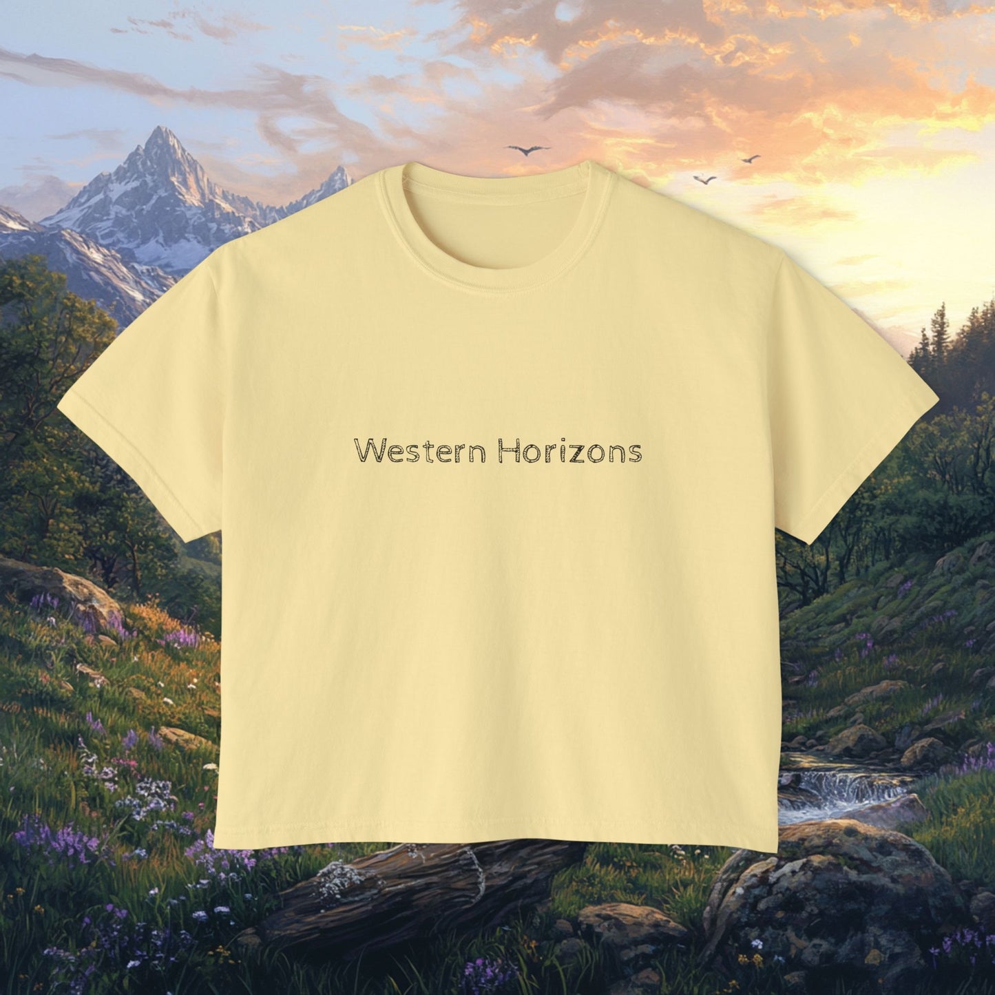 Rocky Mountain Valley Boxy Tee