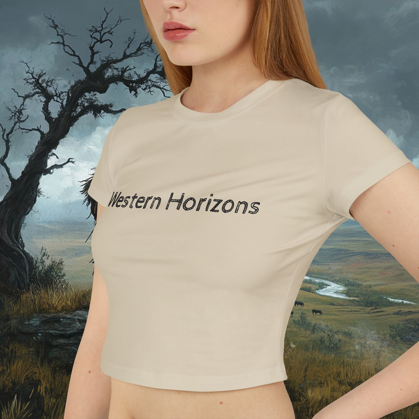 The Watchful Warrior Crop Top