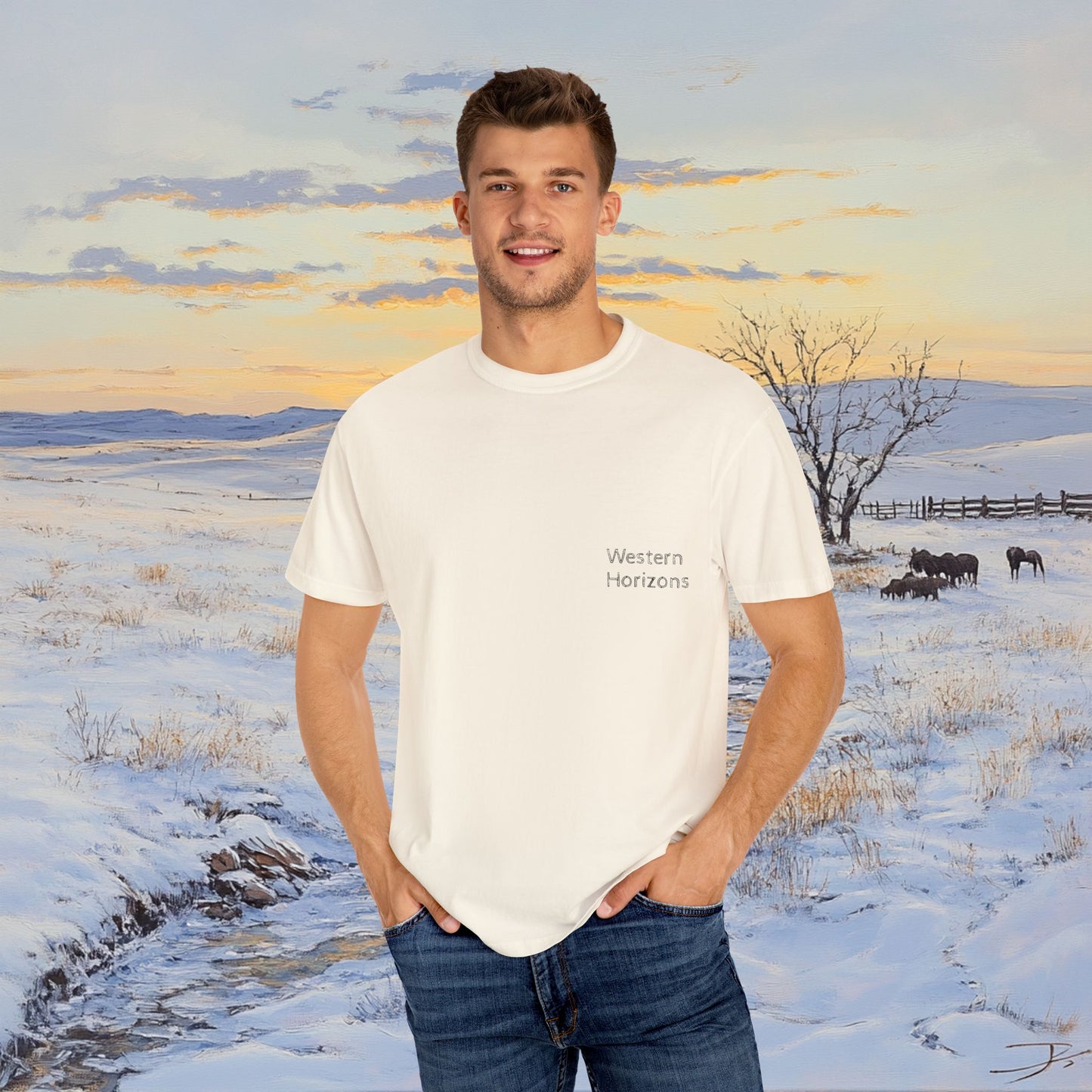 Winter Western Plains T-Shirt