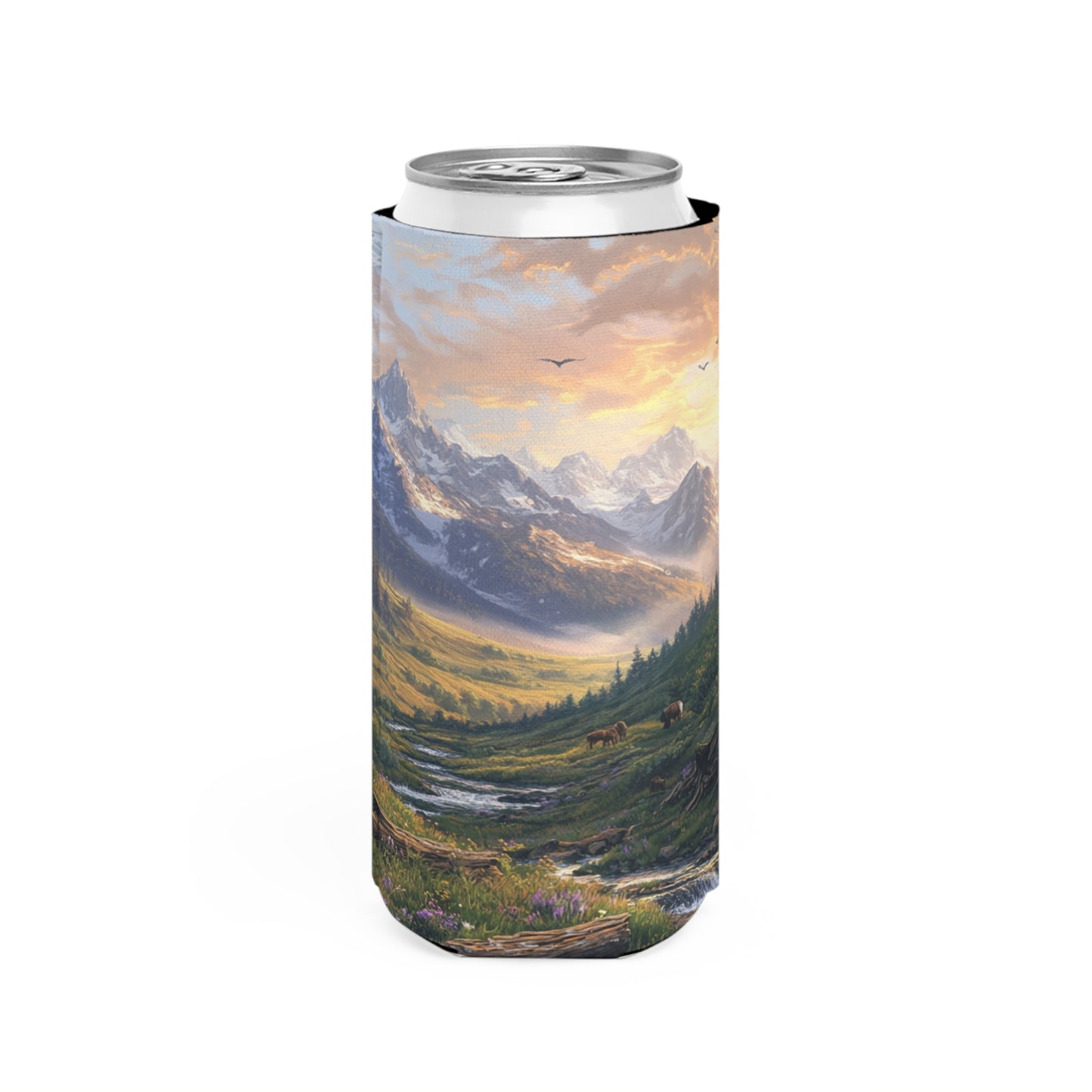 Rocky Mountain Valley Slim Can Koozie