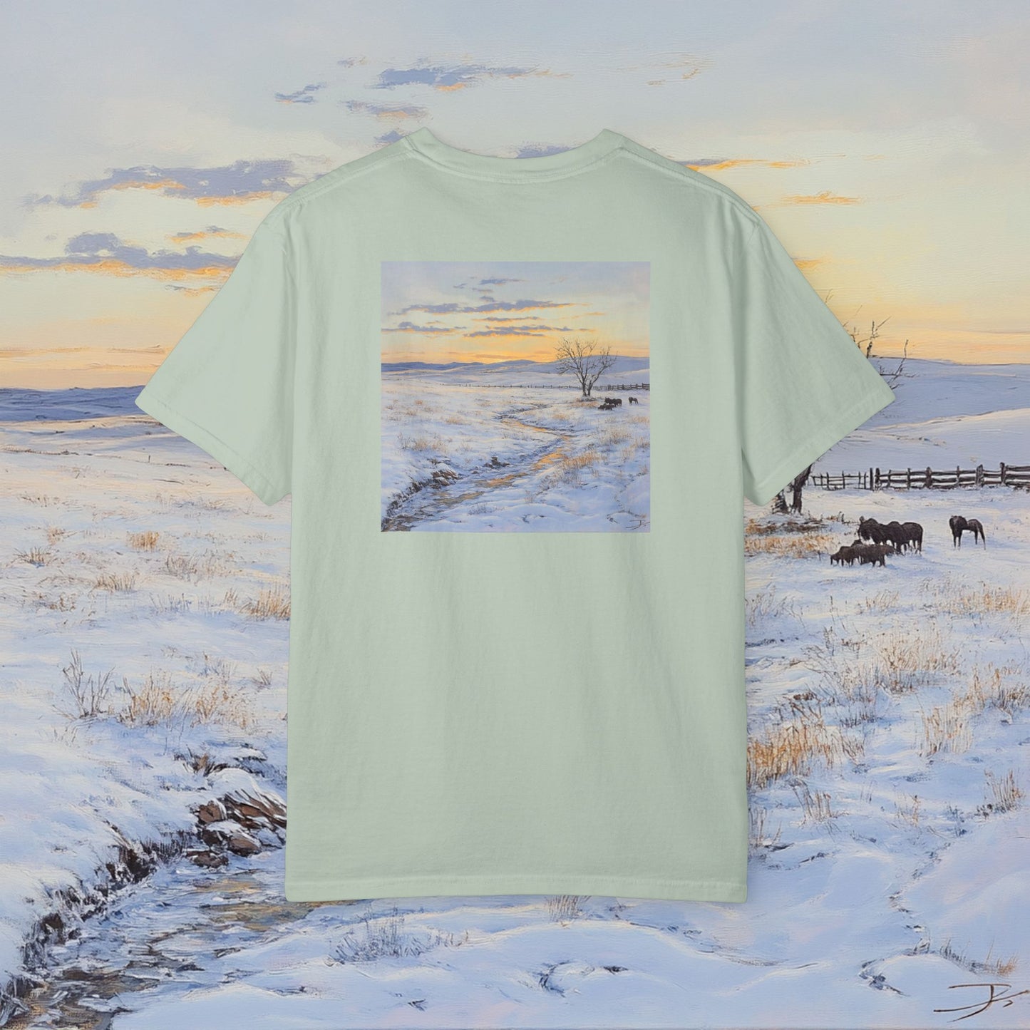 Winter Western Plains T-Shirt