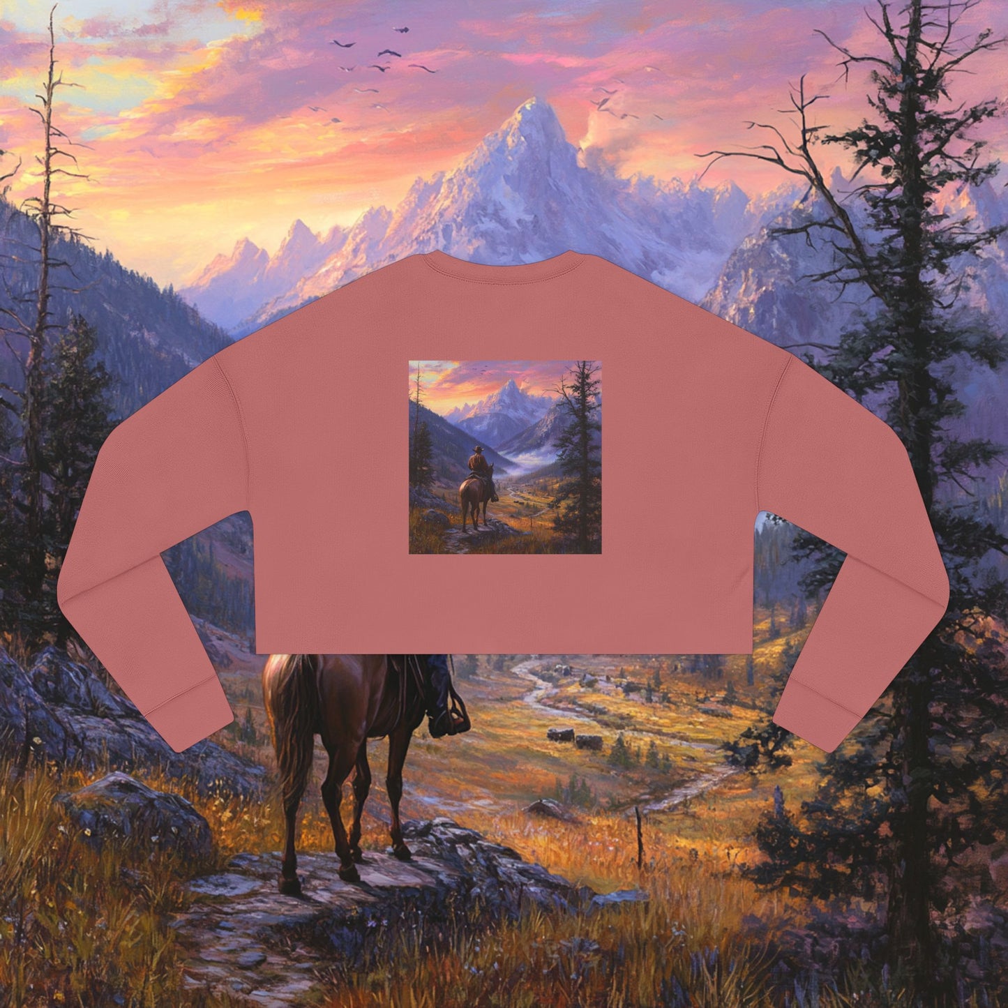 Observant Crop Sweatshirt