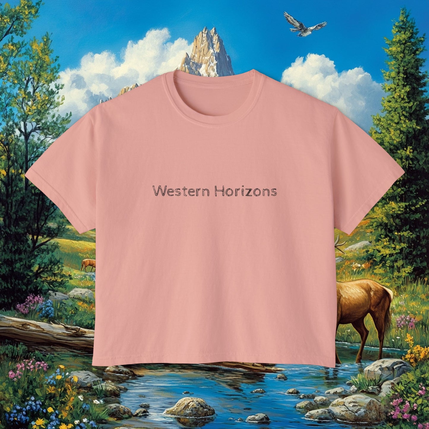 Elk Mountain Boxy Tee