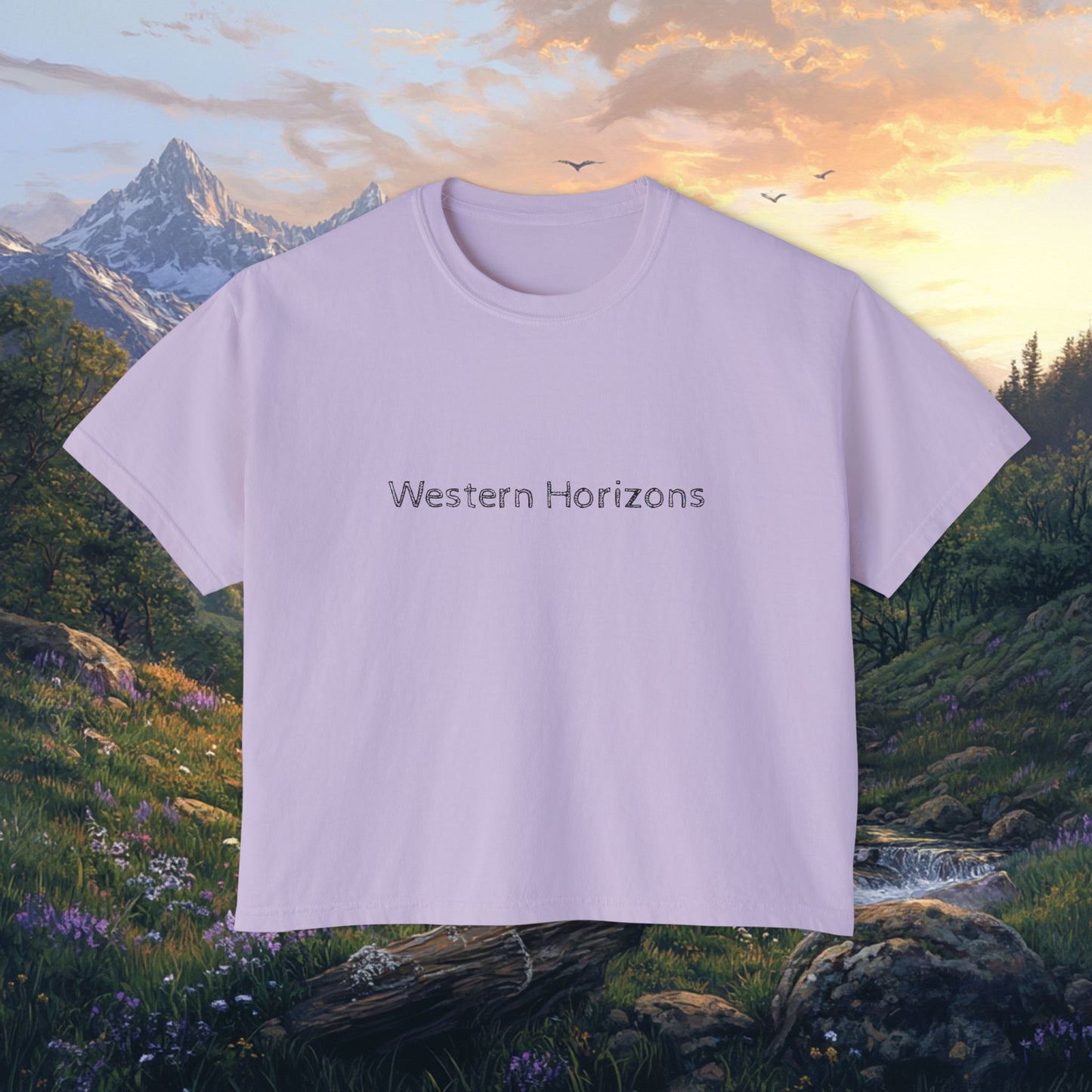 Rocky Mountain Valley Boxy Tee