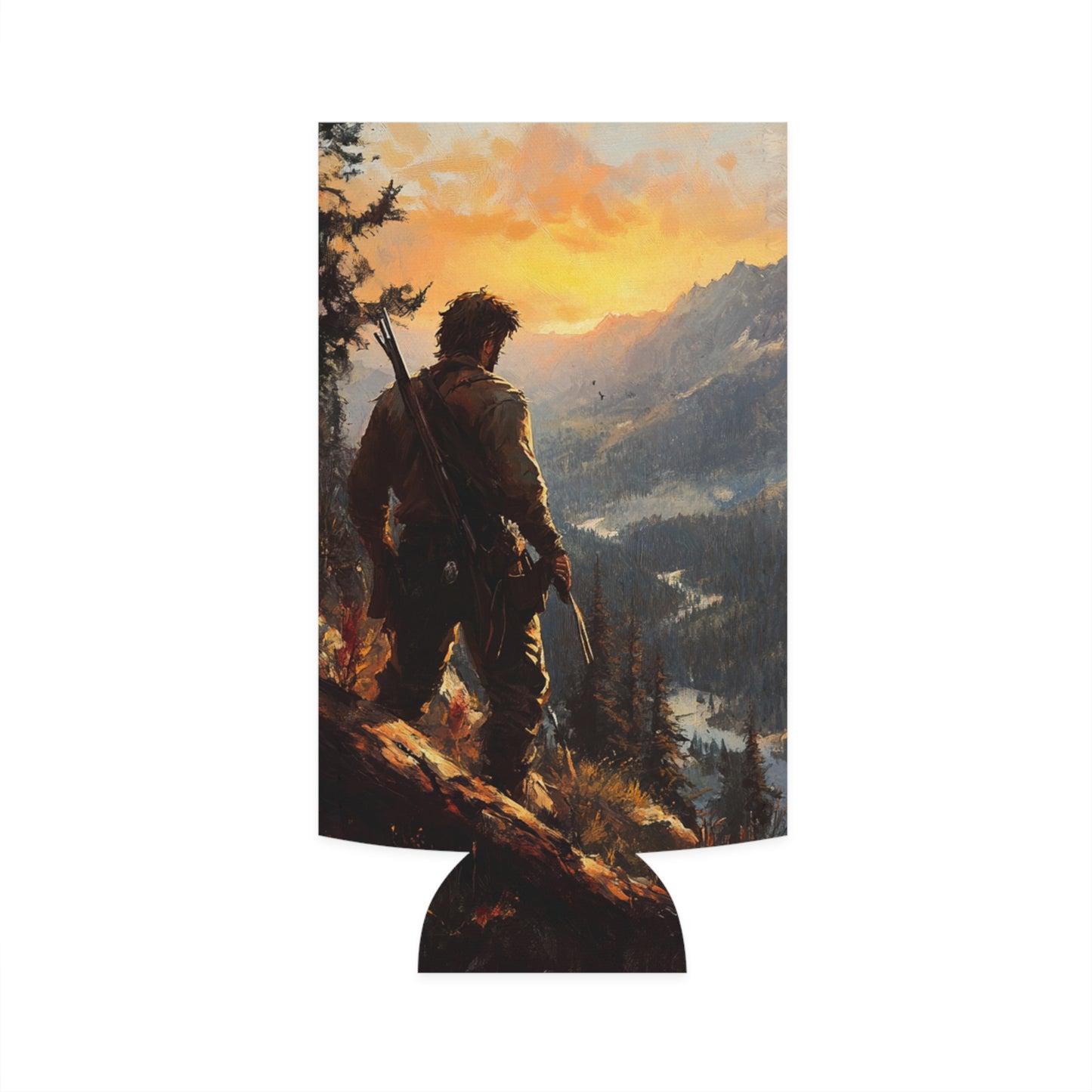 The Lone Frontiersman Slim Can Koozie