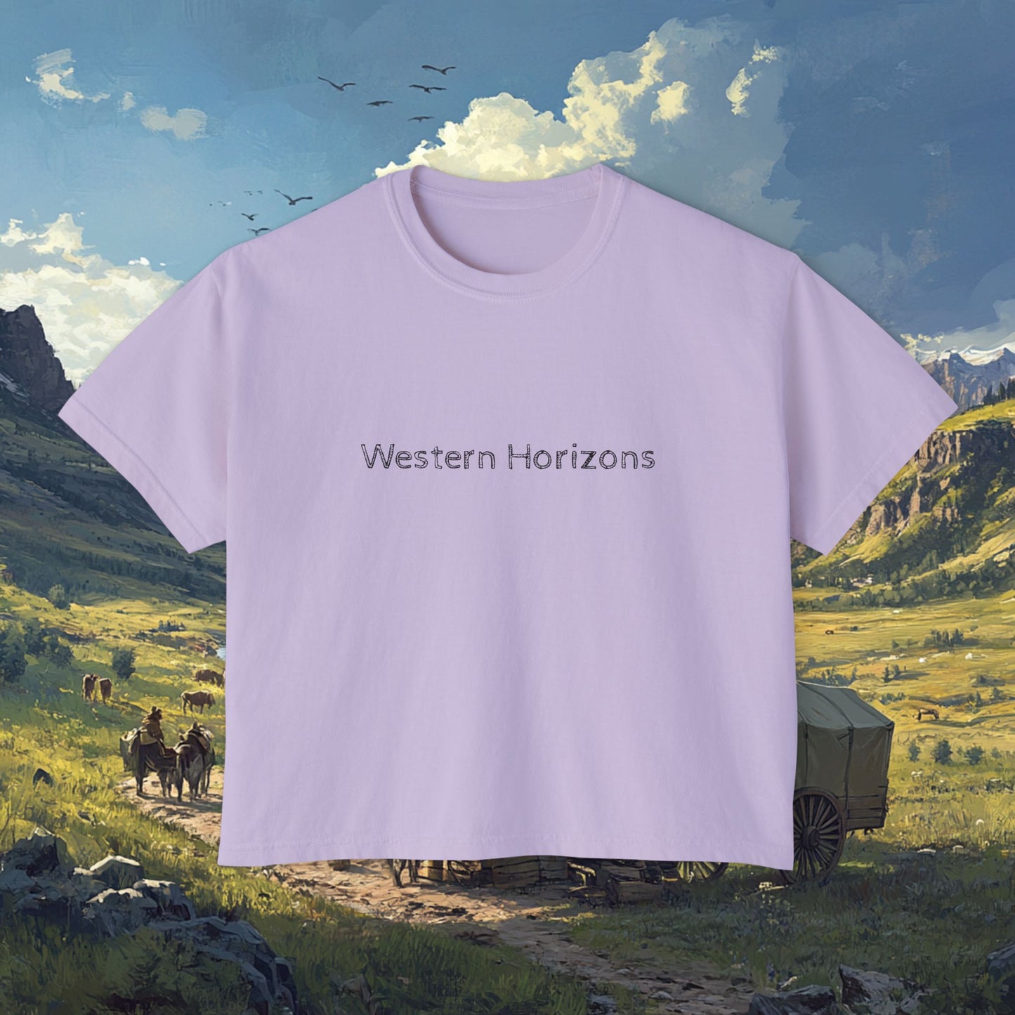 Headin' West Boxy Tee