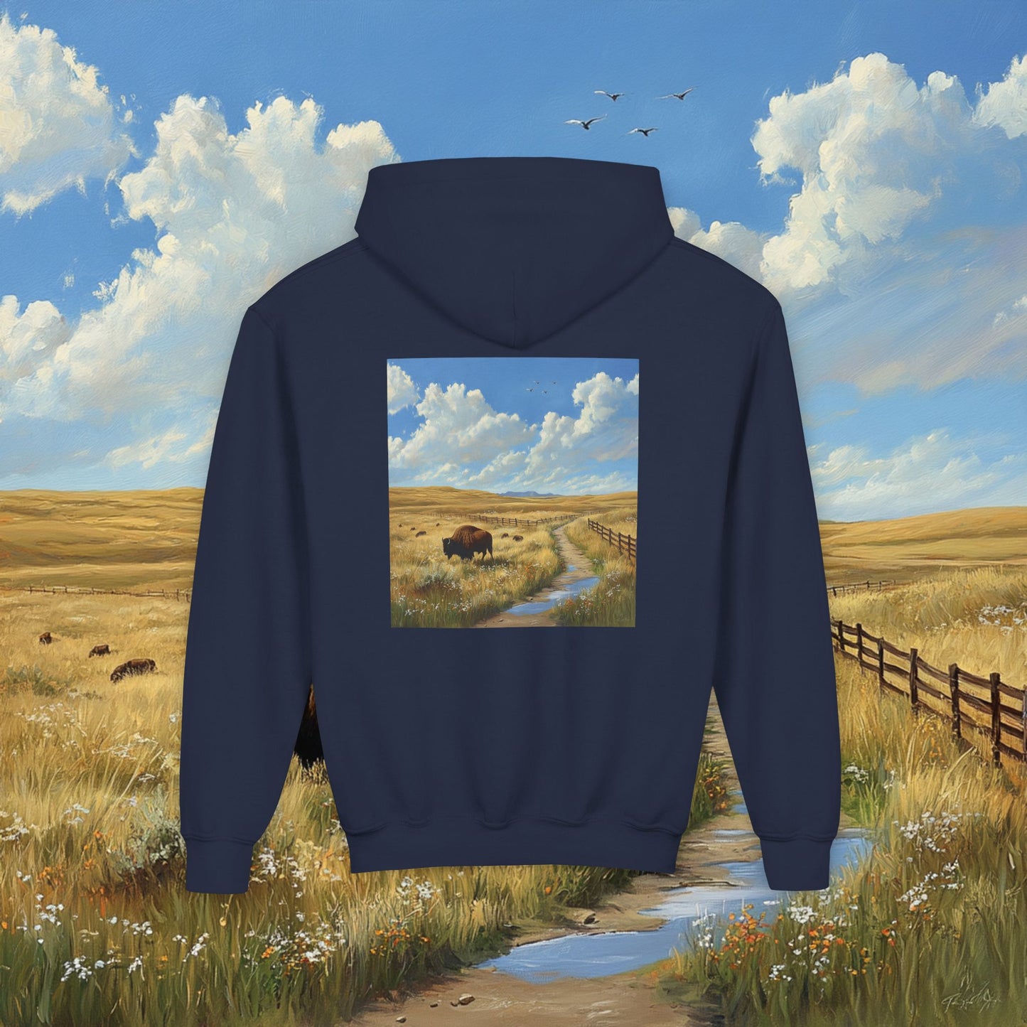 Buffalo Plains Kids Hoodie