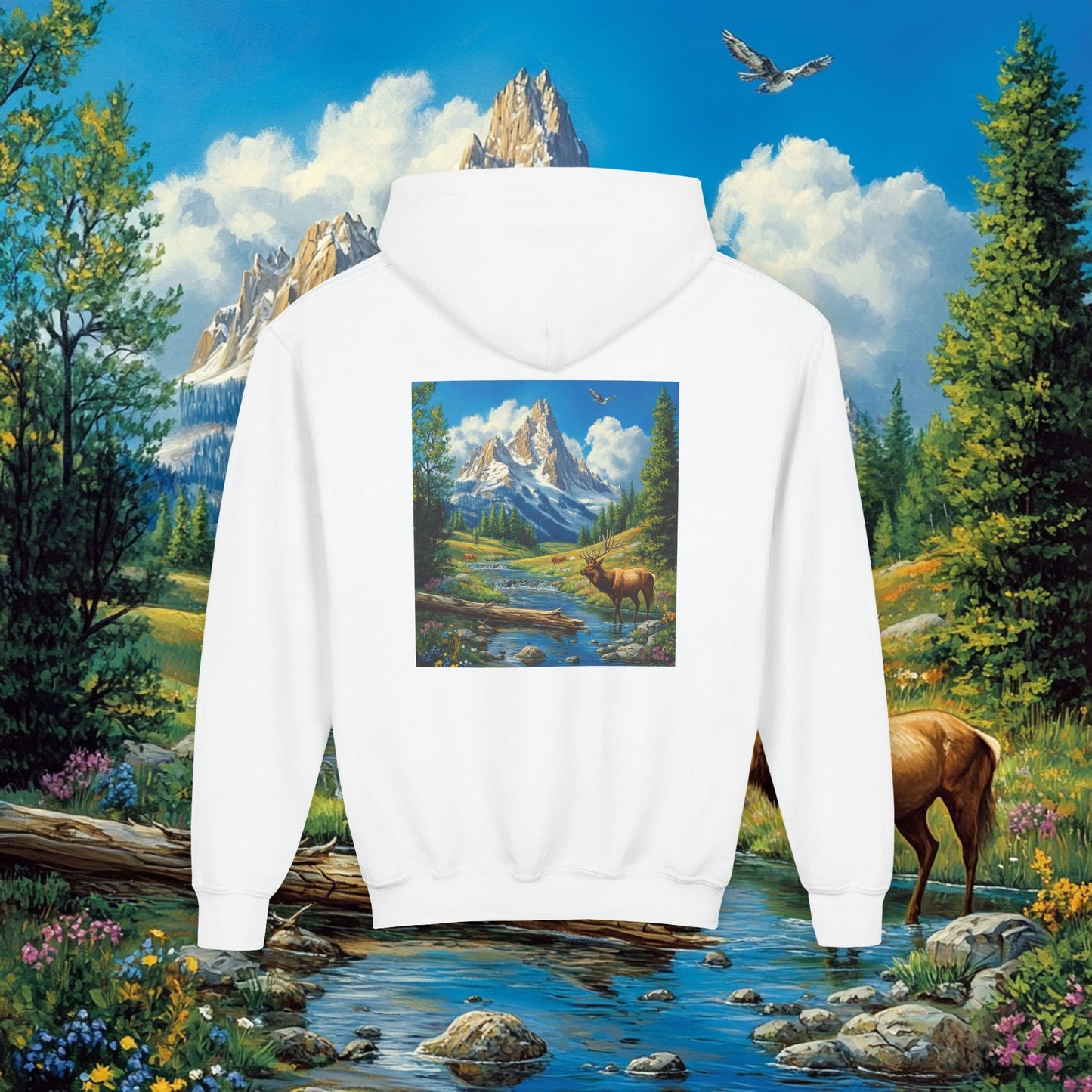 Elk Mountain Kids Hoodie