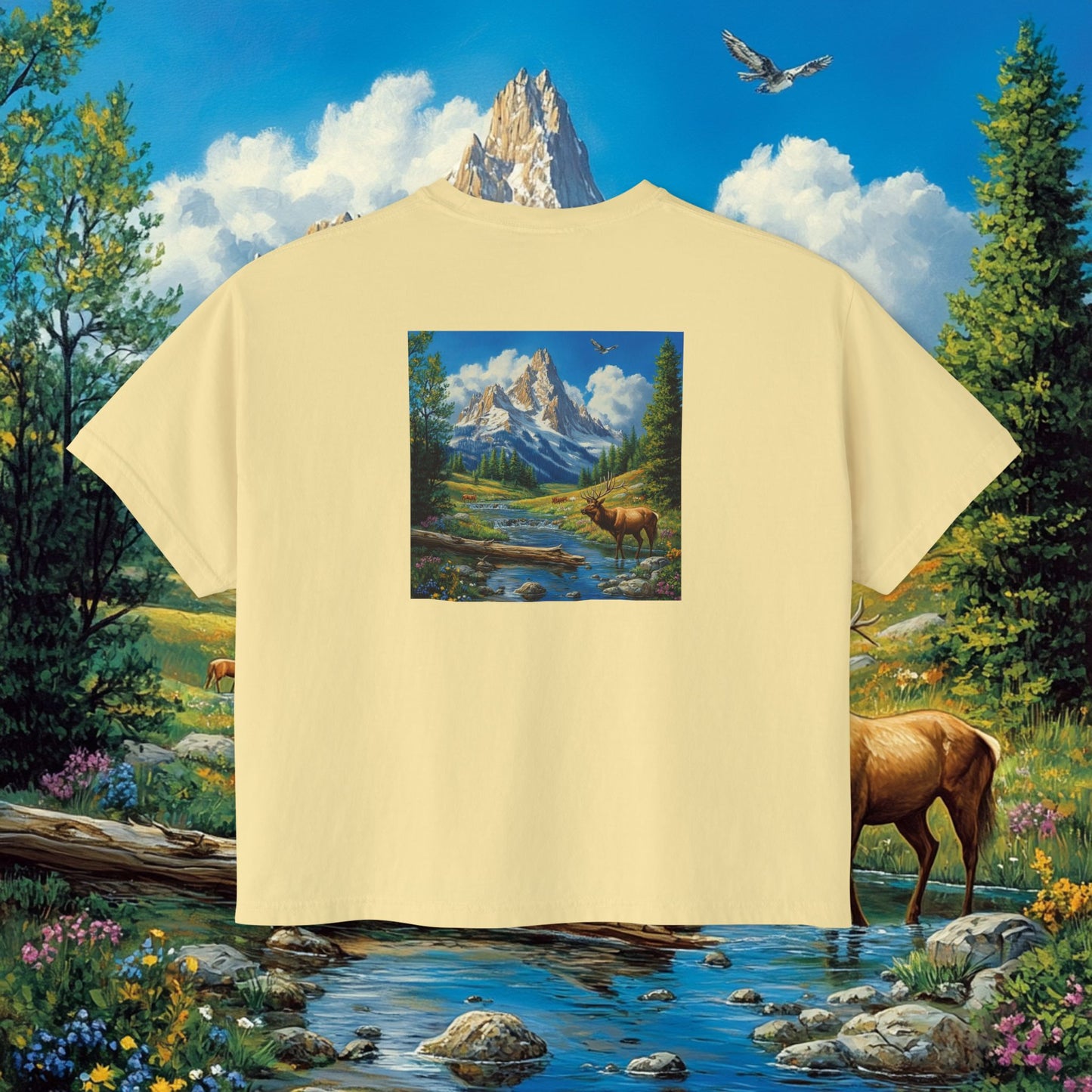 Elk Mountain Boxy Tee