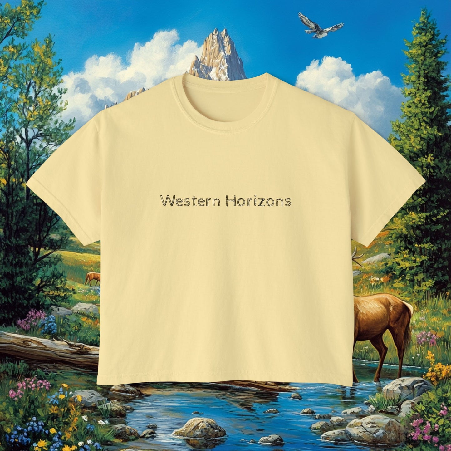 Elk Mountain Boxy Tee