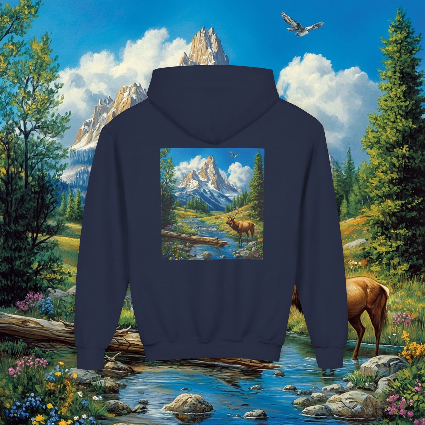 Elk Mountain Kids Hoodie