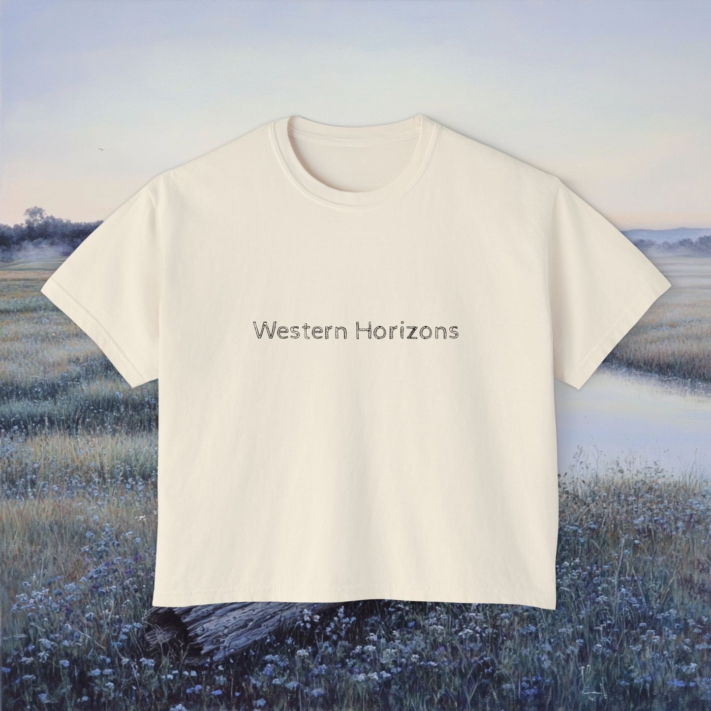 Misty Mornings Boxy Tee