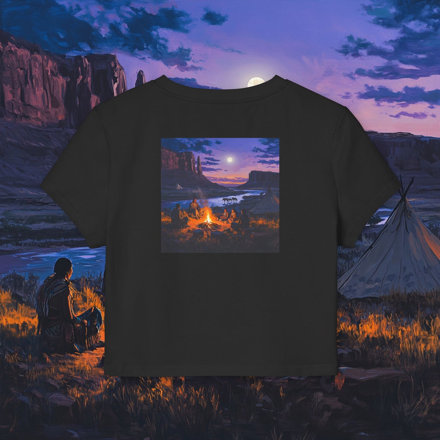 Tribal Gathering Crop Top