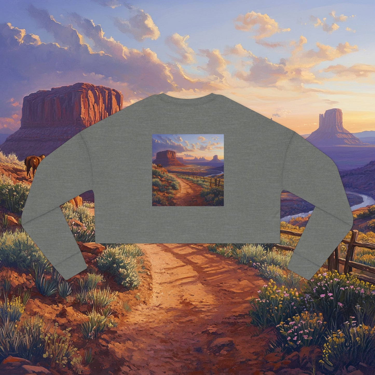 Southwest Mesa Crop Sweatshirt