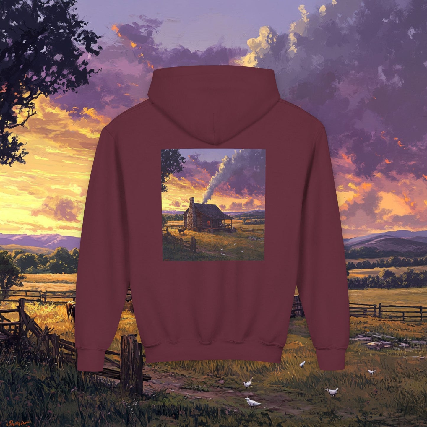 Homestead Sunset Kids Hoodie