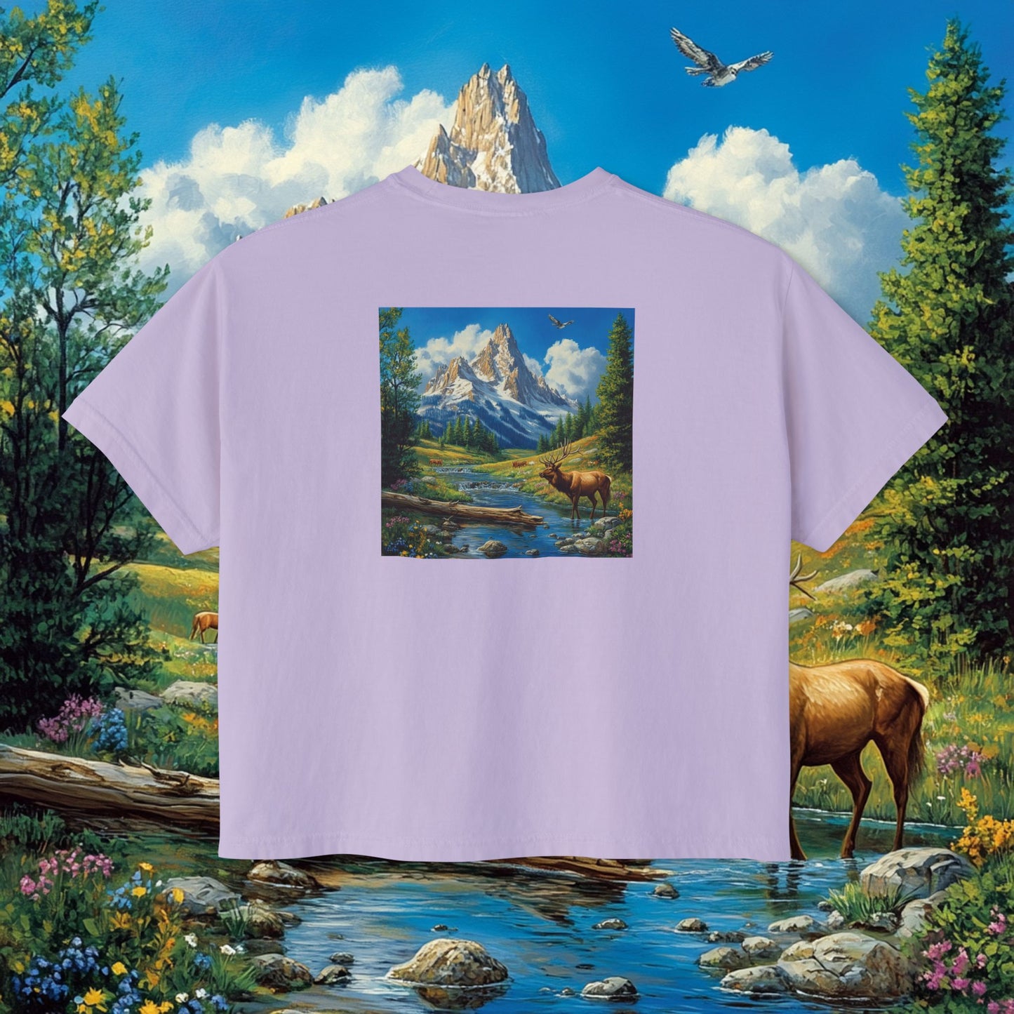 Elk Mountain Boxy Tee