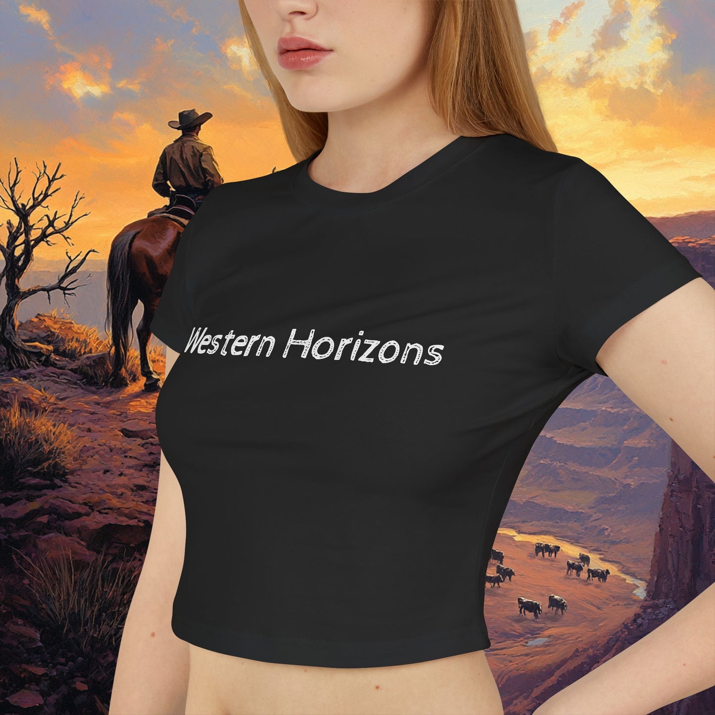 Cowboy Canyon Crop Top