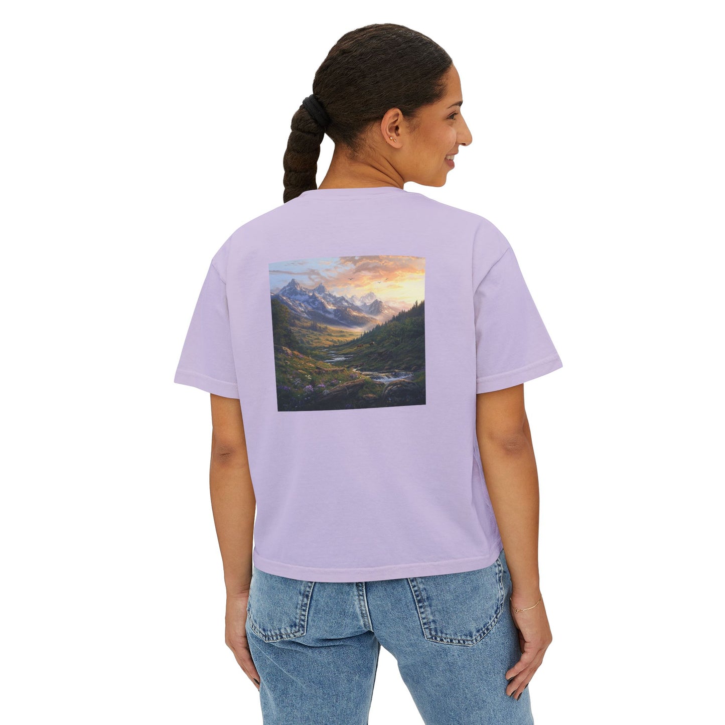 Rocky Mountain Valley Boxy Tee