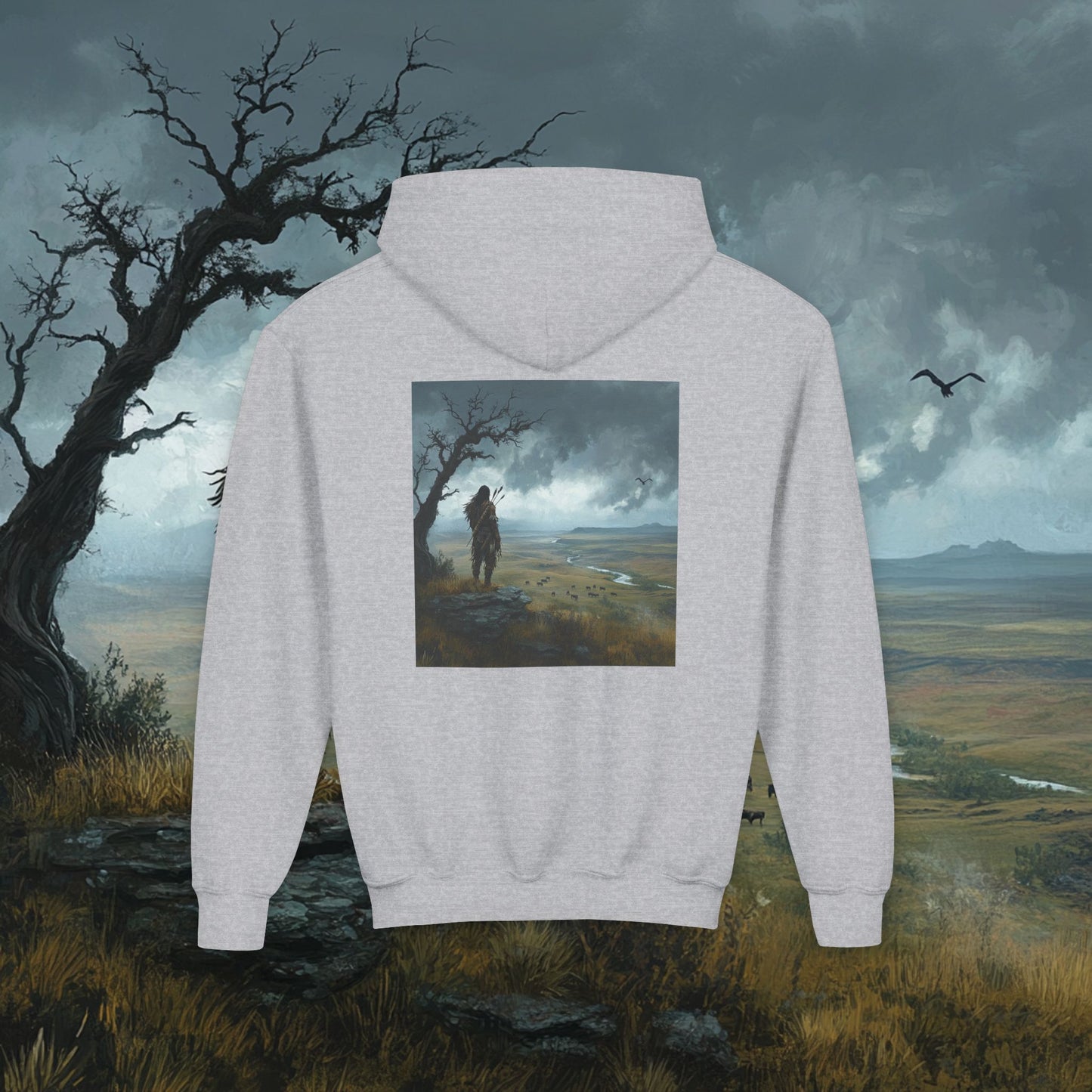 The Watchful Warrior Kids Hoodie