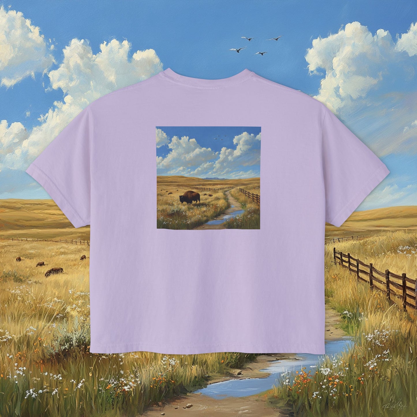 Buffalo Plains Boxy Tee