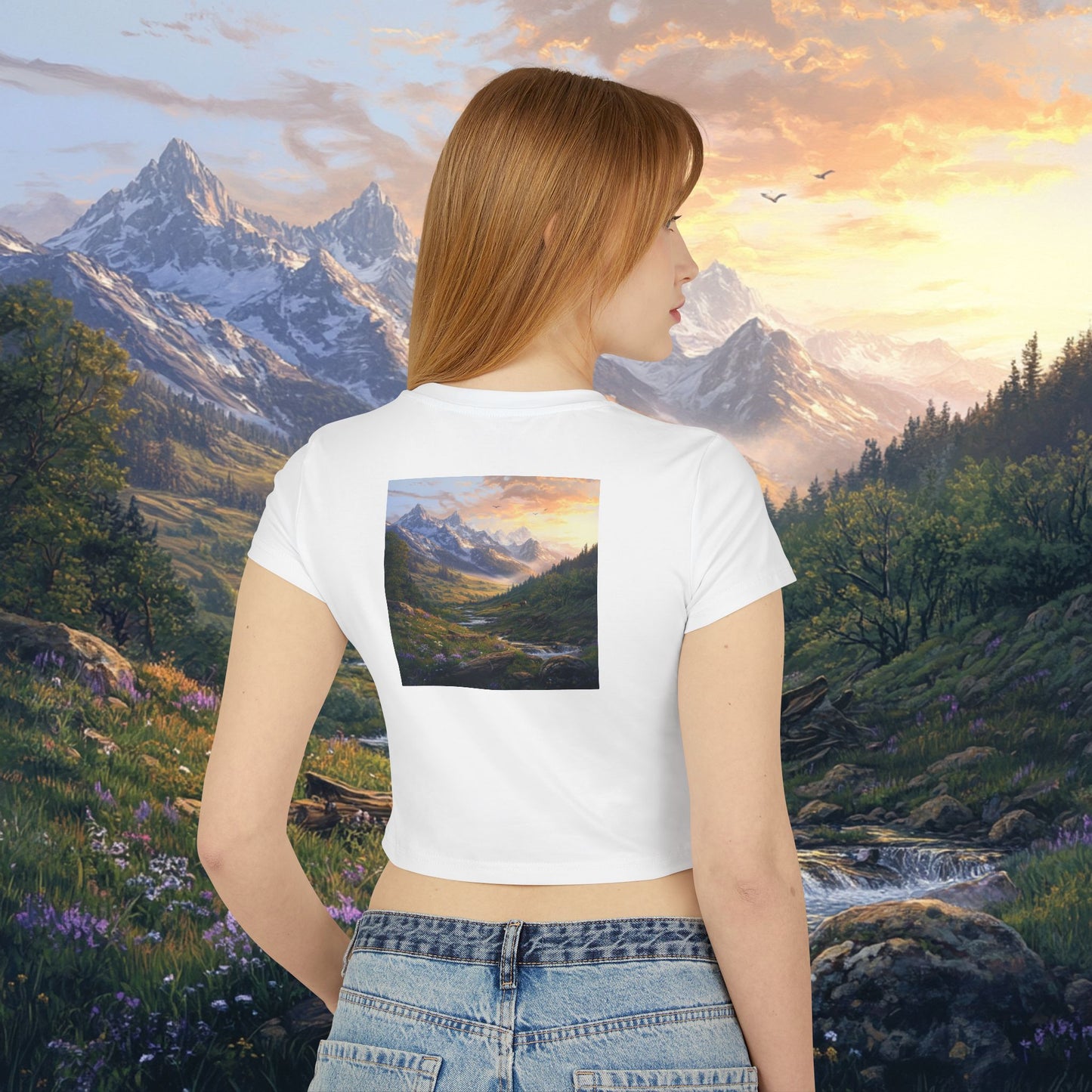 Rocky Mountain Valley Crop Top
